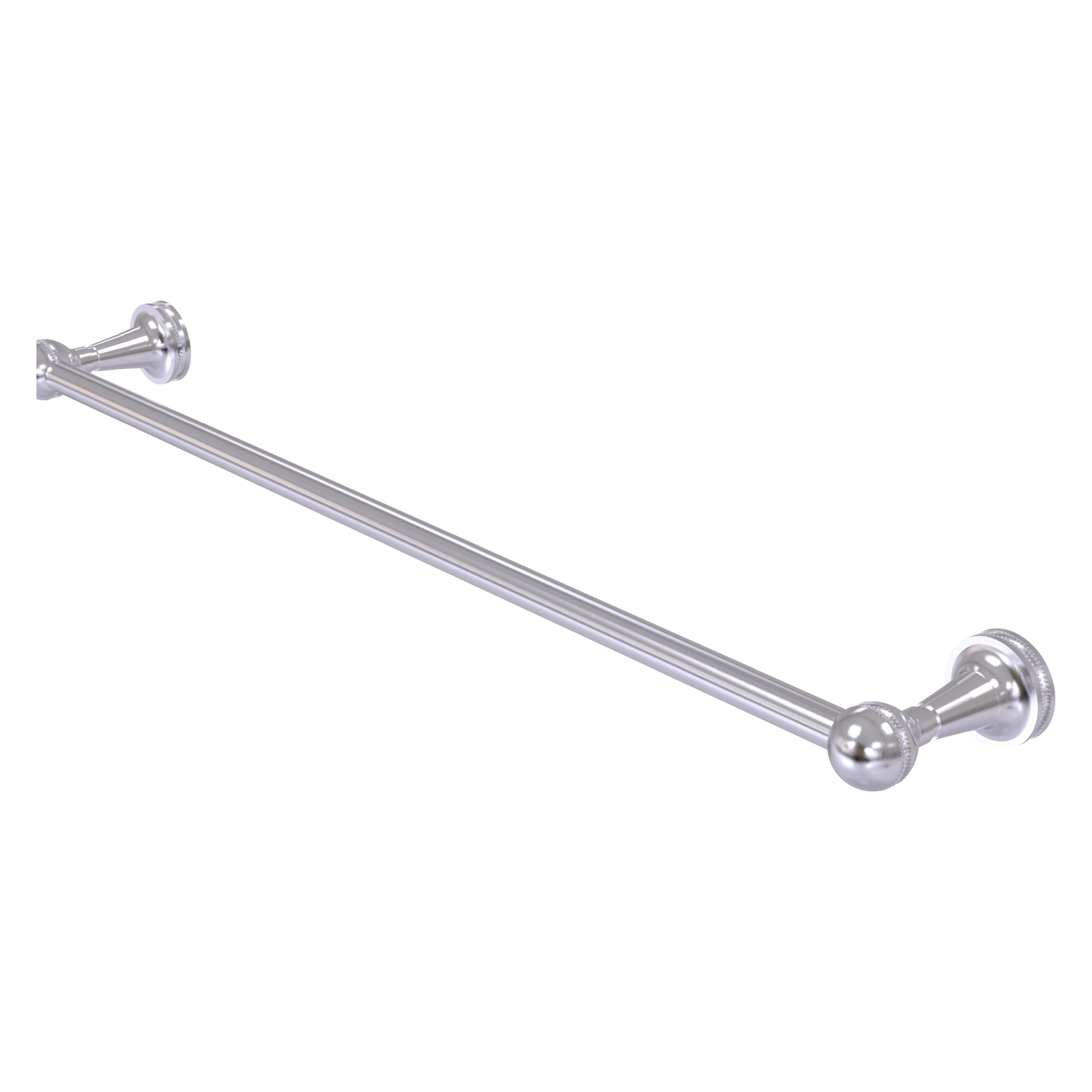 Allied Brass MA-21/30-SCH Mambo 30-in Satin Chrome Wall mount Single Towel Bar