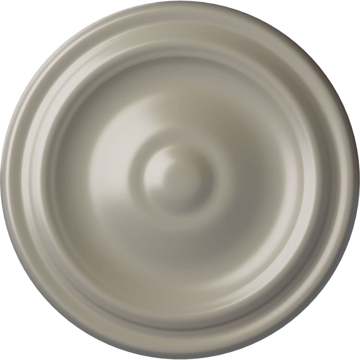 Ekena Millwork CM09MAPWS Maria 9.625-in W x 9.625-in L Painted Pearl White Polyurethane Whole Ceiling Medallion