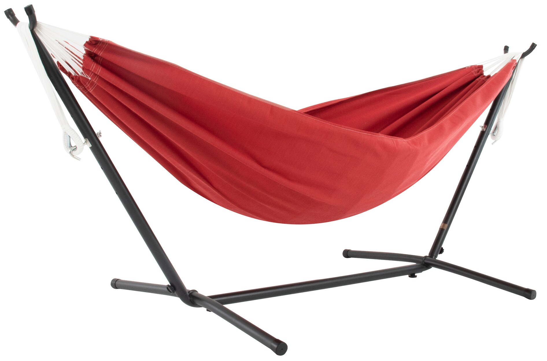 Vivere C9SUNCR C9SUN Crimson Fabric Hammock with Stand