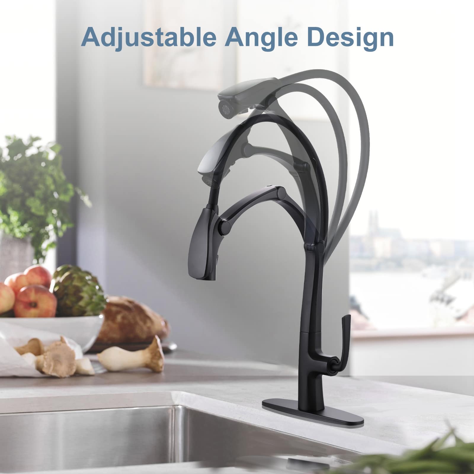 ALEASHA AL-4M51B Kitchen-Faucets - View #2