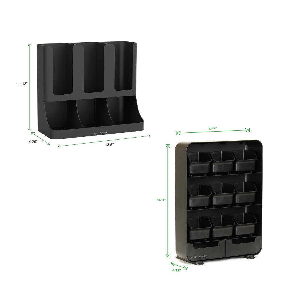 Mind Reader TUPRIGHT-BLK Coffee-Beverage-Organizers - View #7