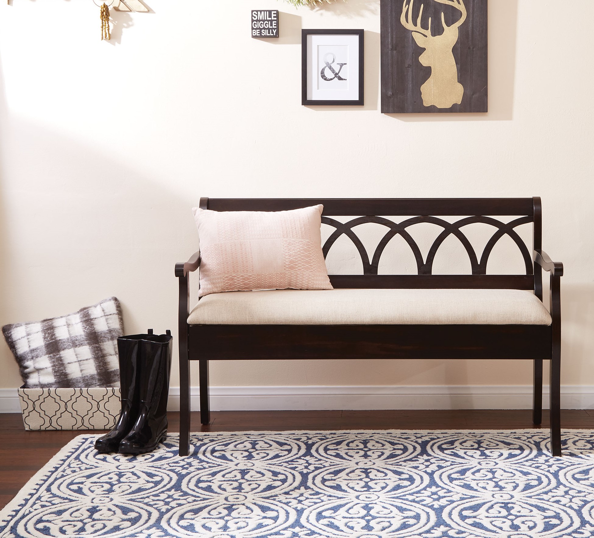 OSP Home Furnishings CVN371-AB bench - View #8