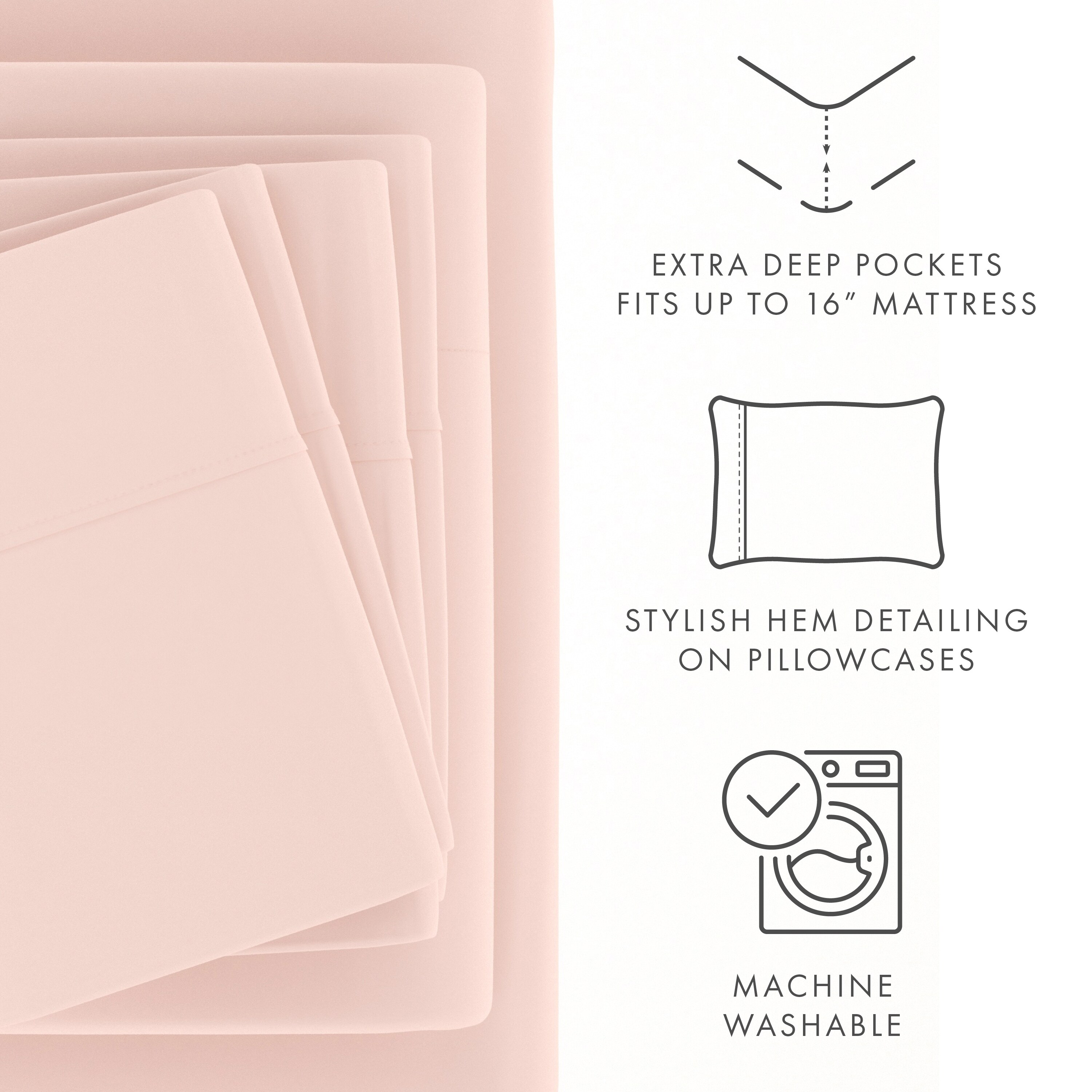 Ienjoy Home IH-6PC-CK-BLH Sheet-Sets - View #5
