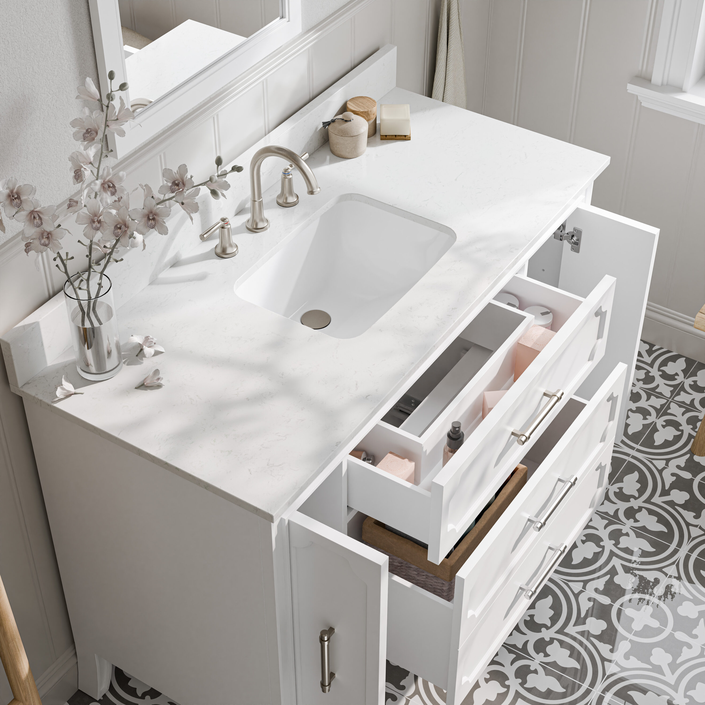 allen + roth 1008VTC-48-201-925UR Bath-Vanity-Combo - View #13