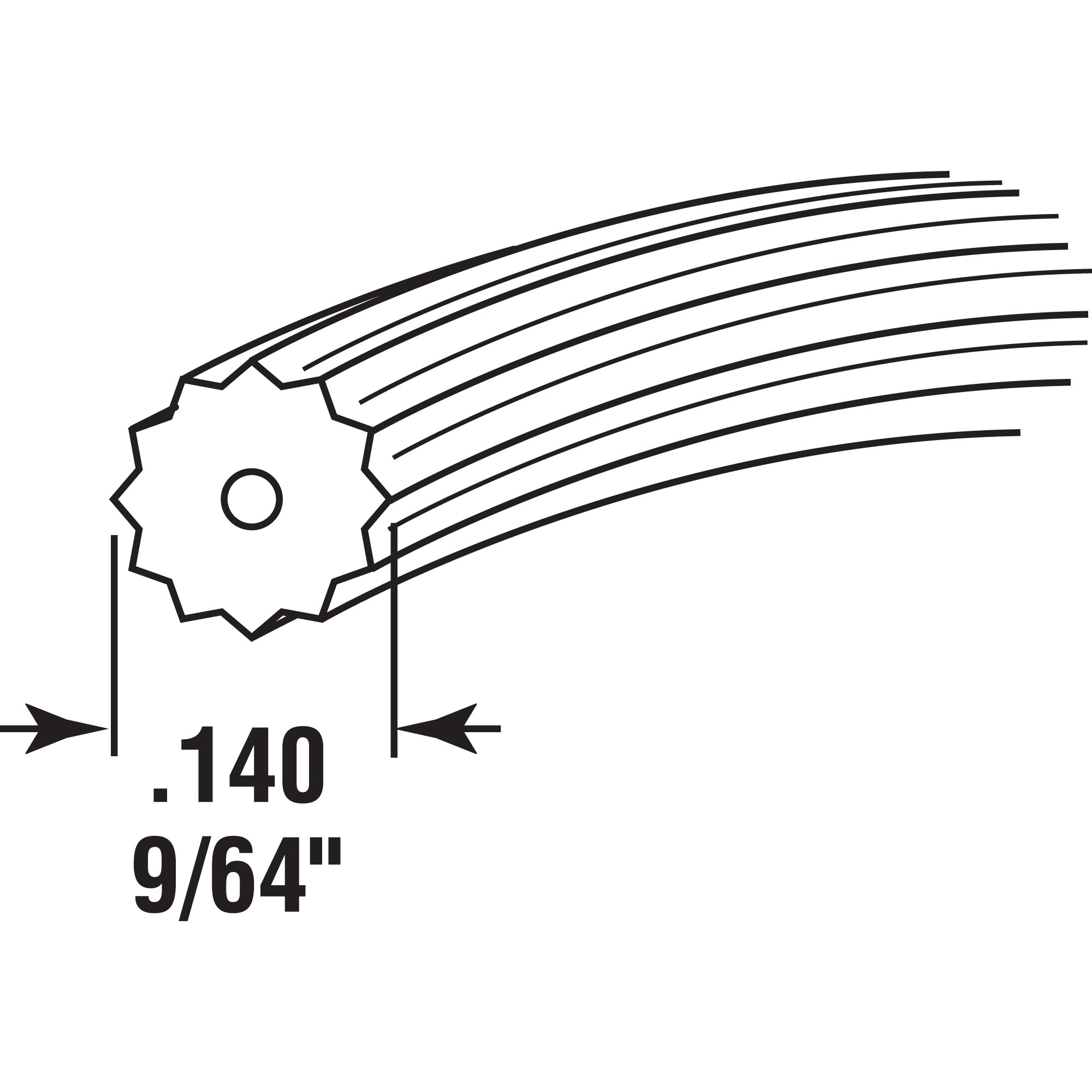 Prime-Line MP7564 Screen-Spline - View #2