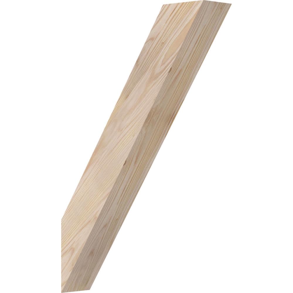 Ekena Millwork BRC04X16X24TRA00SDF 3-1/2-in x 16-in x 24-in Douglas Fir Unfinished Wood Traditional smooth