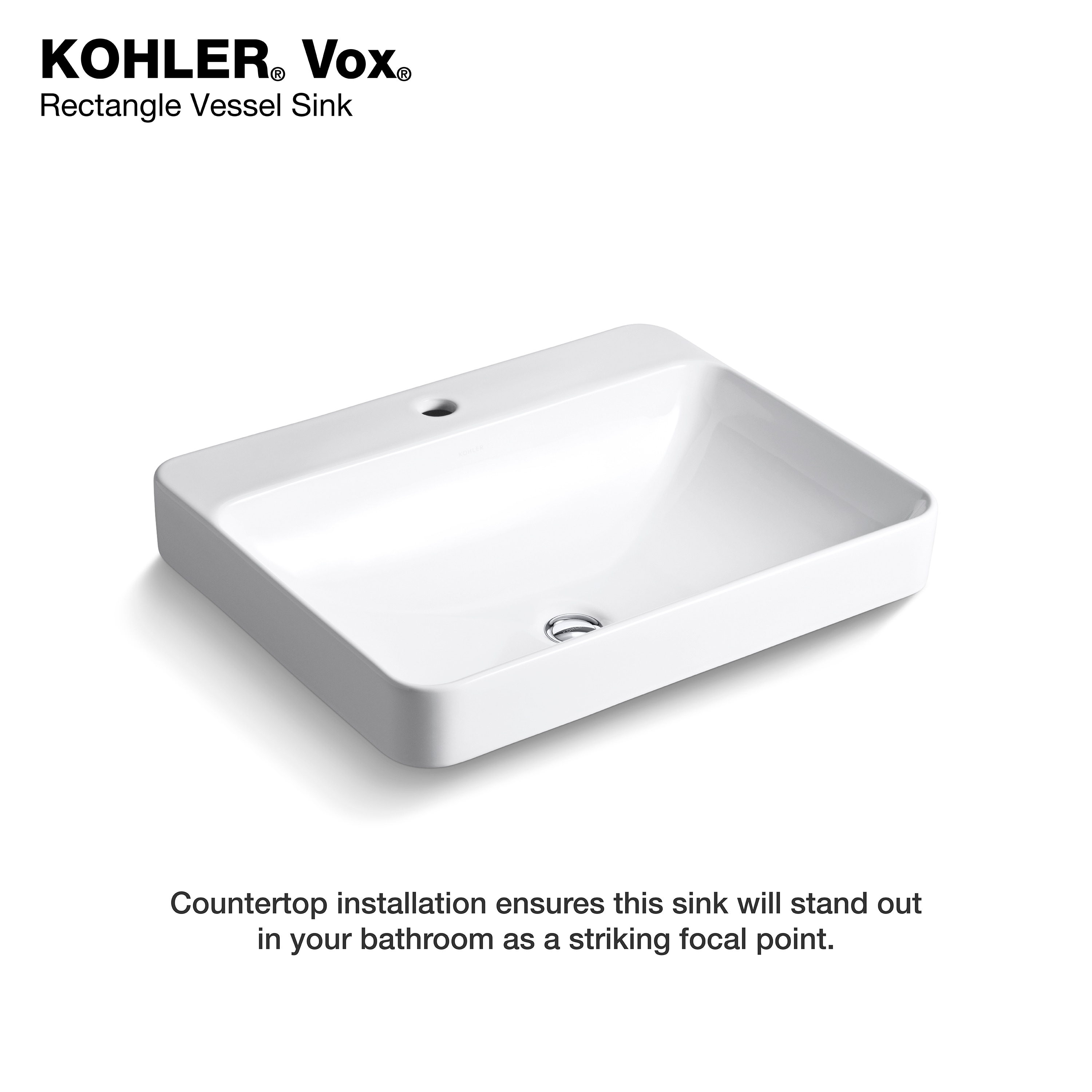 Newest Open Box Kohler 21612 Cator Sink