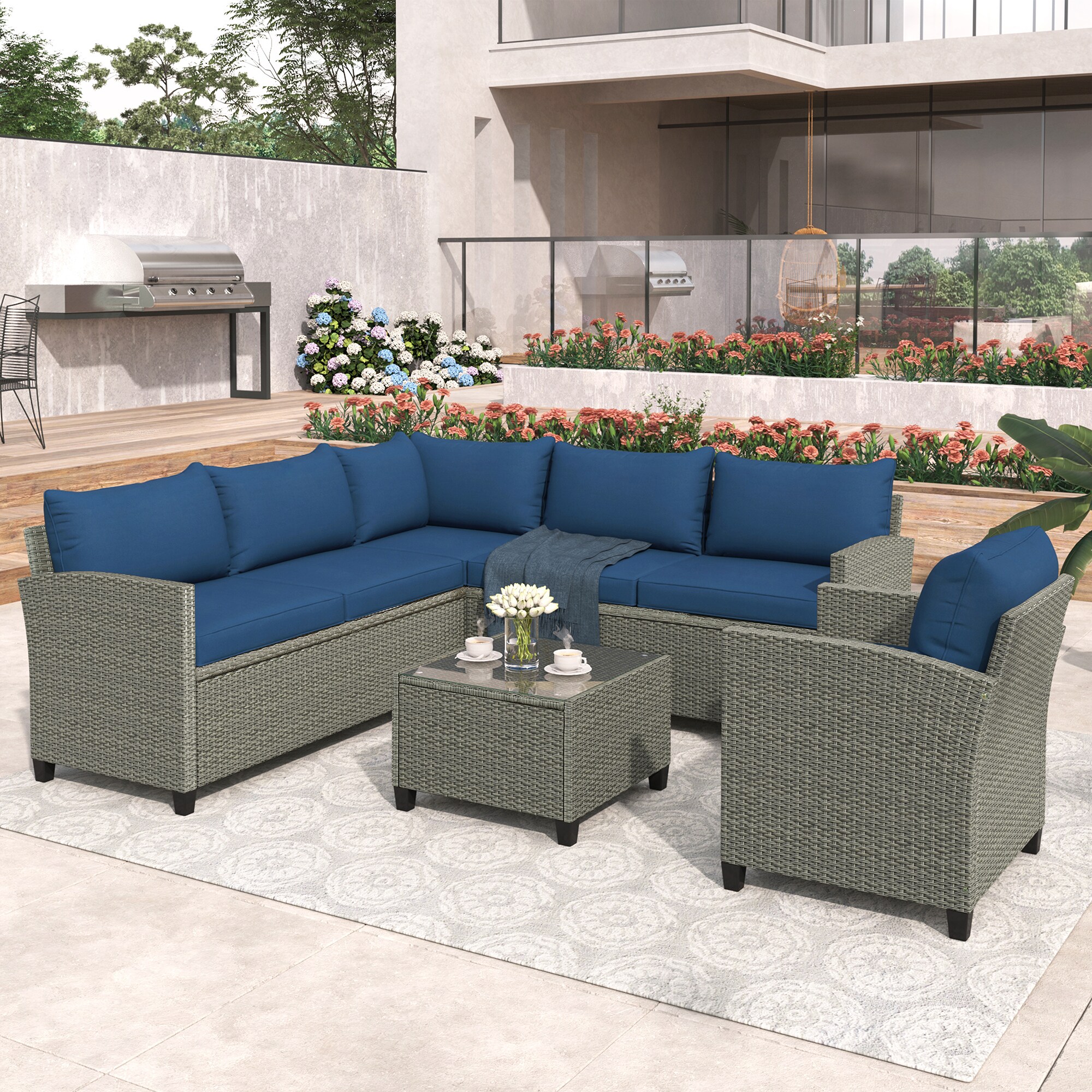 JIMSMAISON JMUSPS09TP-DB Patio-Sofas-Daybeds - View #2