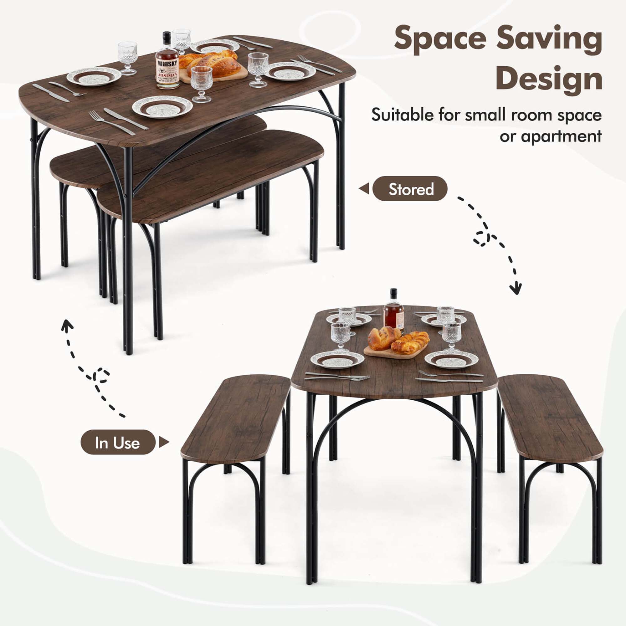 Costway HCST02476 Patio-Dining-Sets - View #6