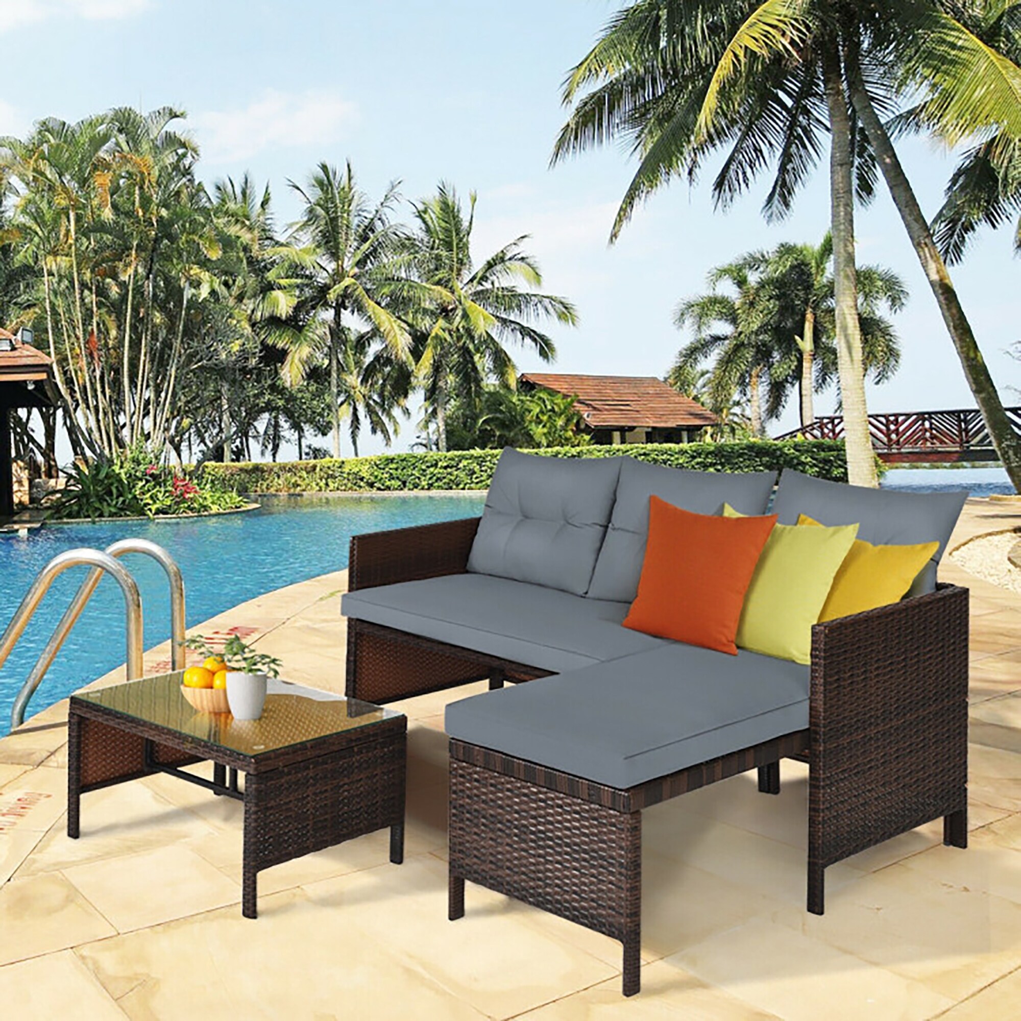 CASAINC WF-HW63870GR-LA Patio-Conversation-Sets - View #2
