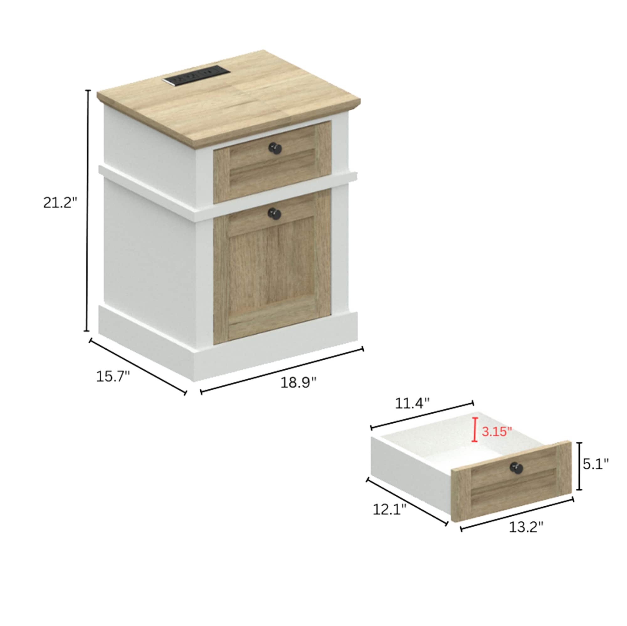 SINOFURN SYA440022BN nightstands - View #9