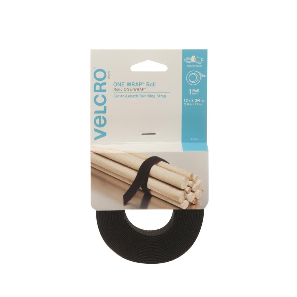 VELCRO Brand - Sticky Back Hook and Loop Fasteners| Perfect for Home or  Office | 5ft x 3/4in Roll | White