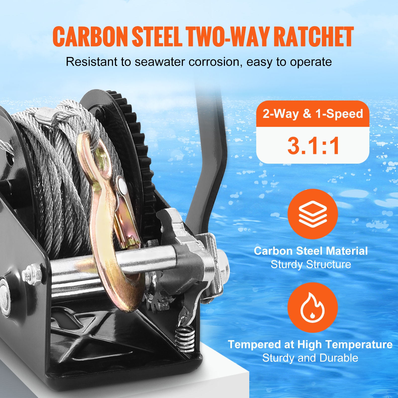 VEVOR SCCYSDJP800B04199V0 Winches-Accessories - Thumbnail View #3