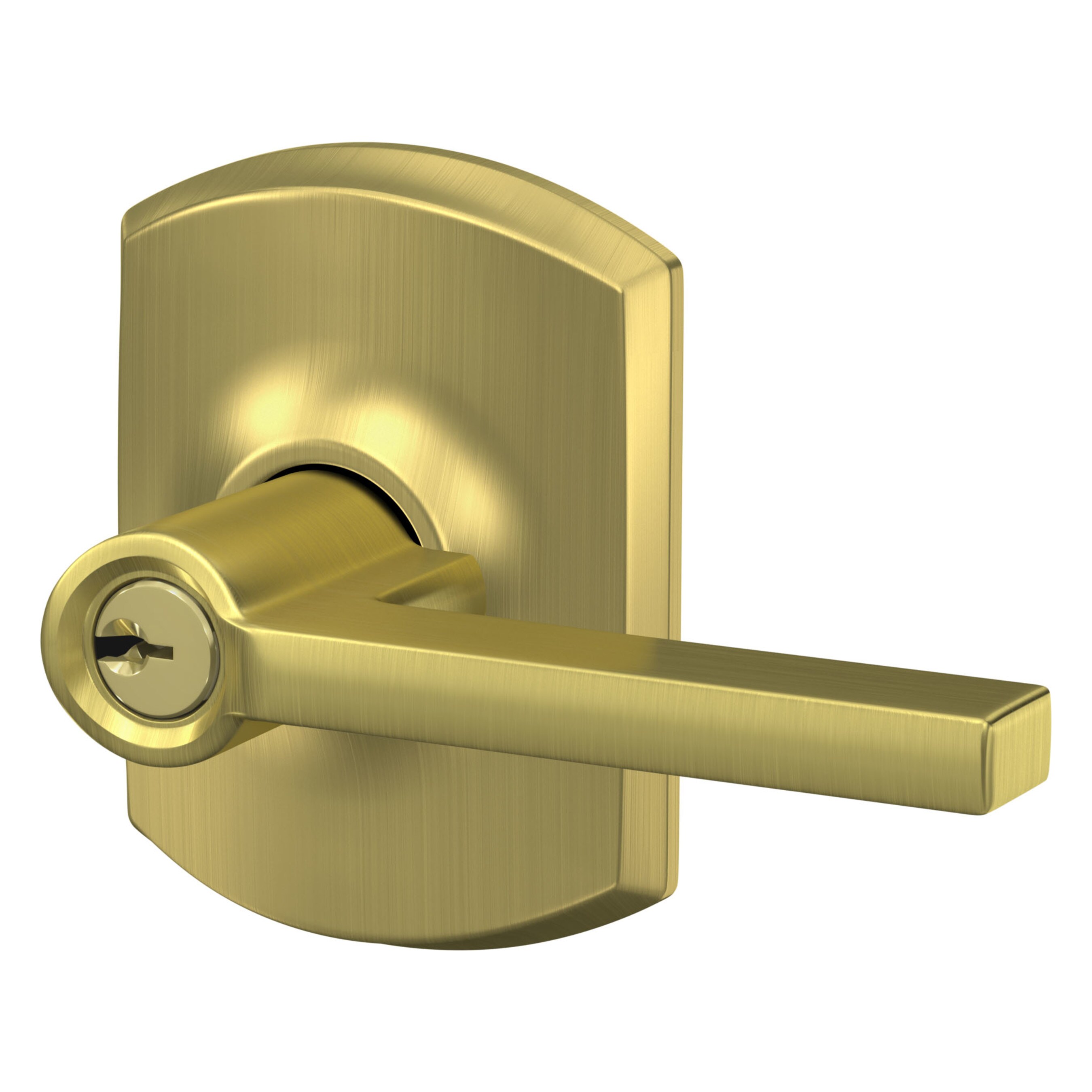 Schlage F51A LAT 608 GRW Door-Handles - View #9