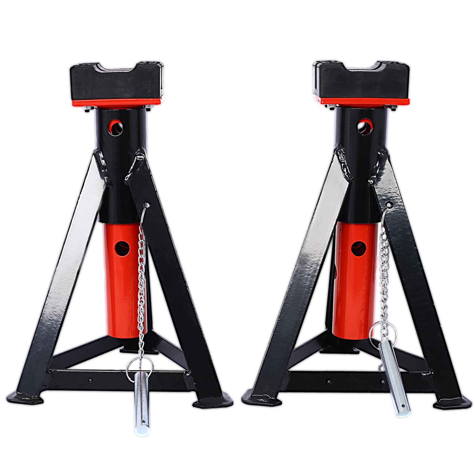 Qeetex GGL-PAU-0KOPBOFQ 2 PCS 3 Ton Jack Stands for Car Jack Stand 6000 Lbs Capacity Auto Shop Axle Lift Stands All-in-One Car Lift with 10 Adjustable Height Positions Jack Stand for Home Auto Repair Shop