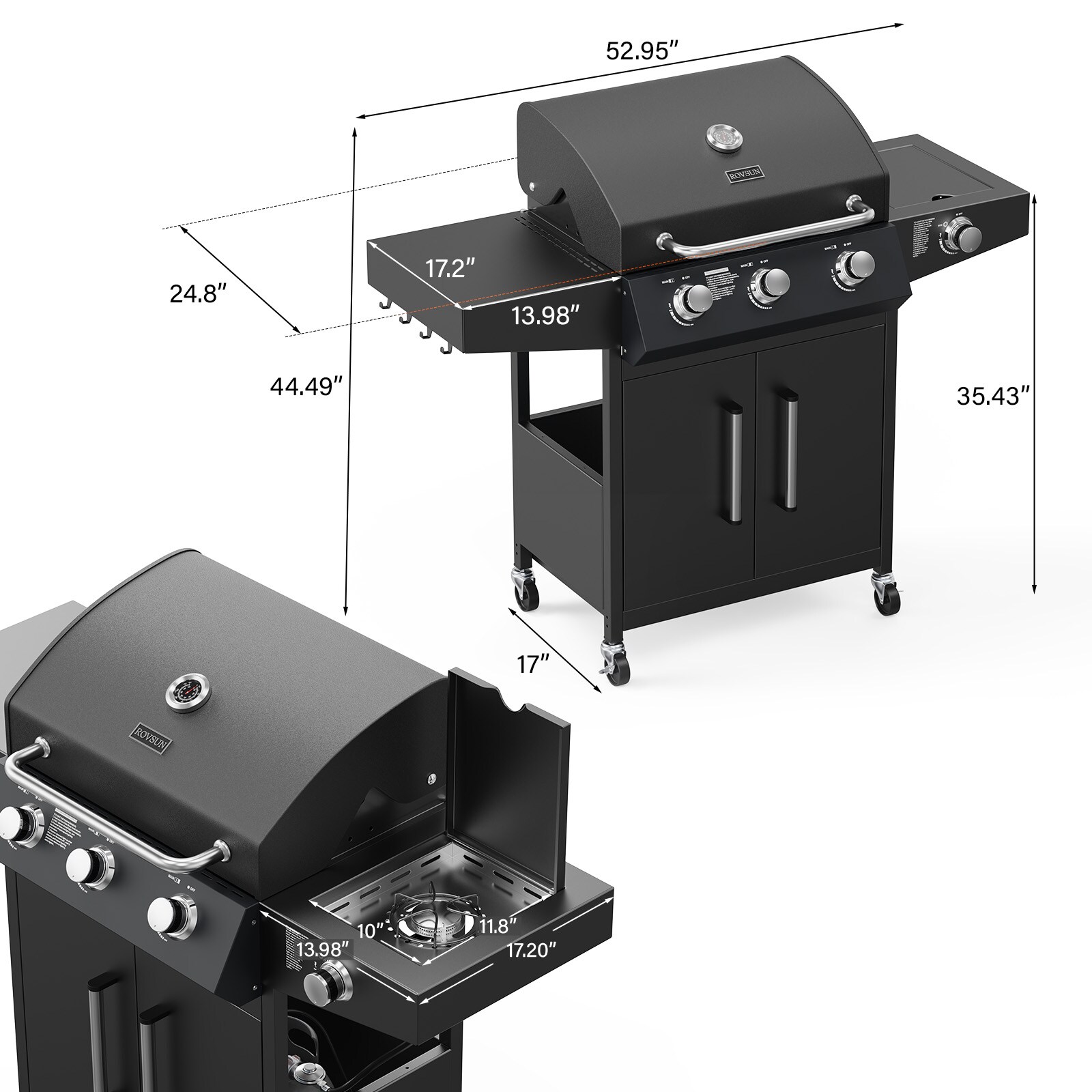 ROVSUN LS-G57000760 Tabletop-Grills - View #3