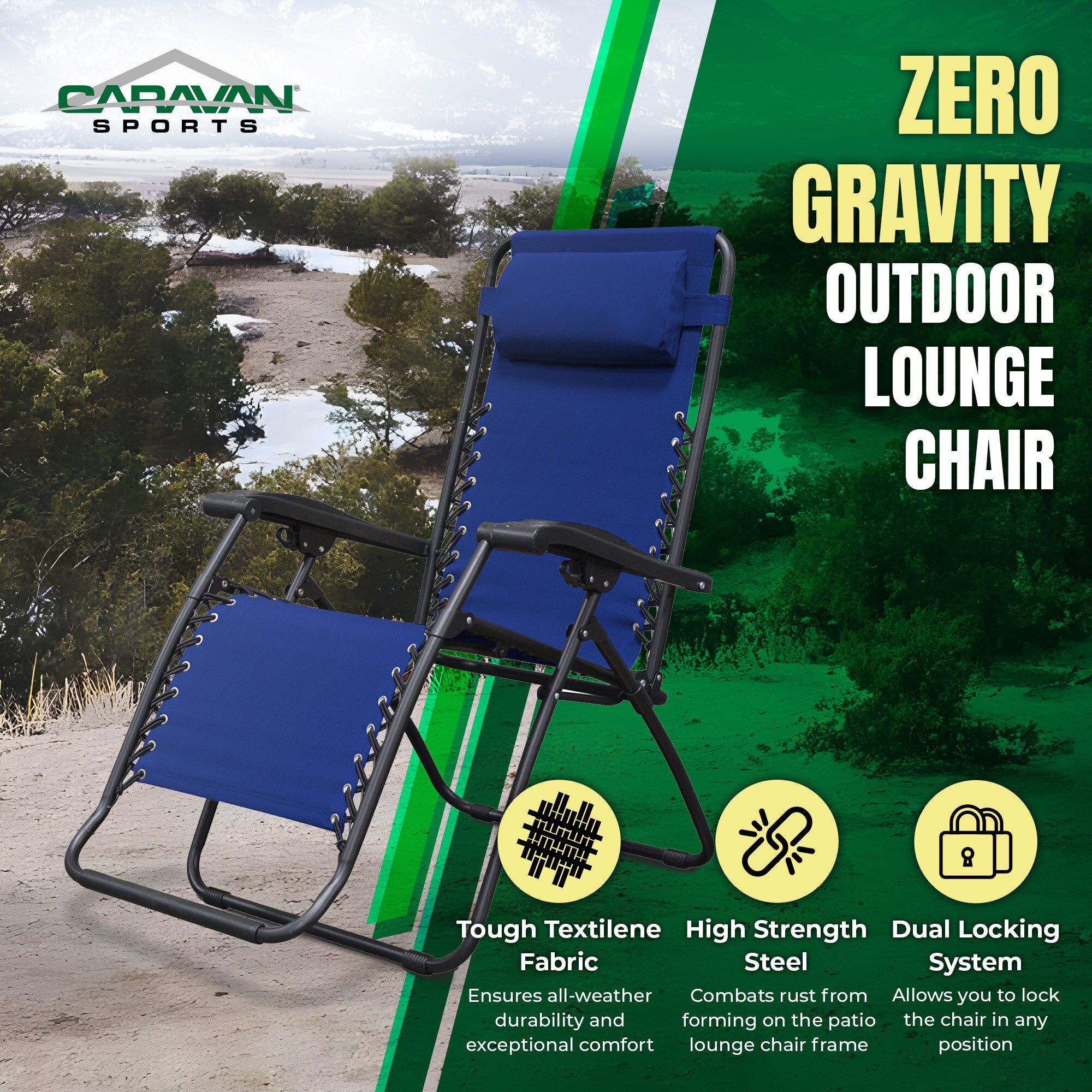 Caravan Sports CVAN80009000020 Beach-Camping-Chairs - View #2