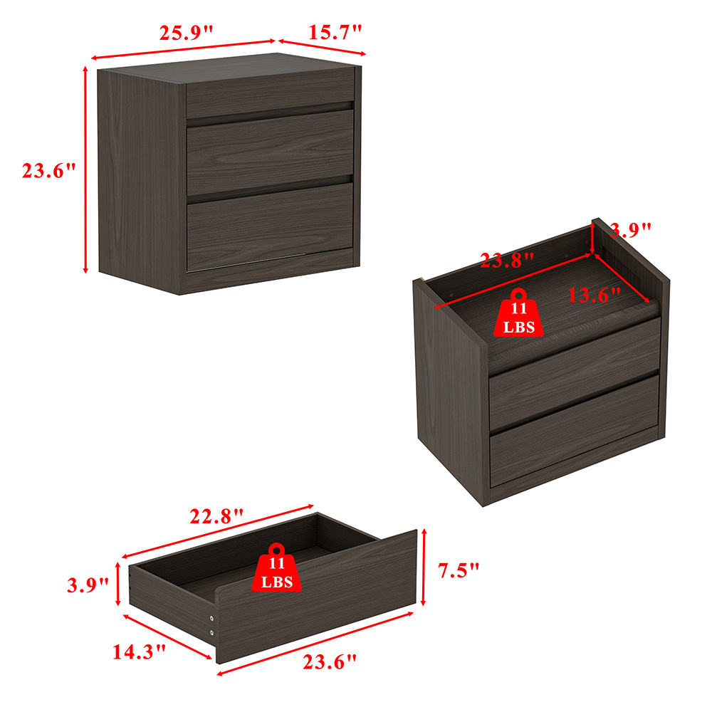 Homsee V-KF260168-02 nightstands - View #19