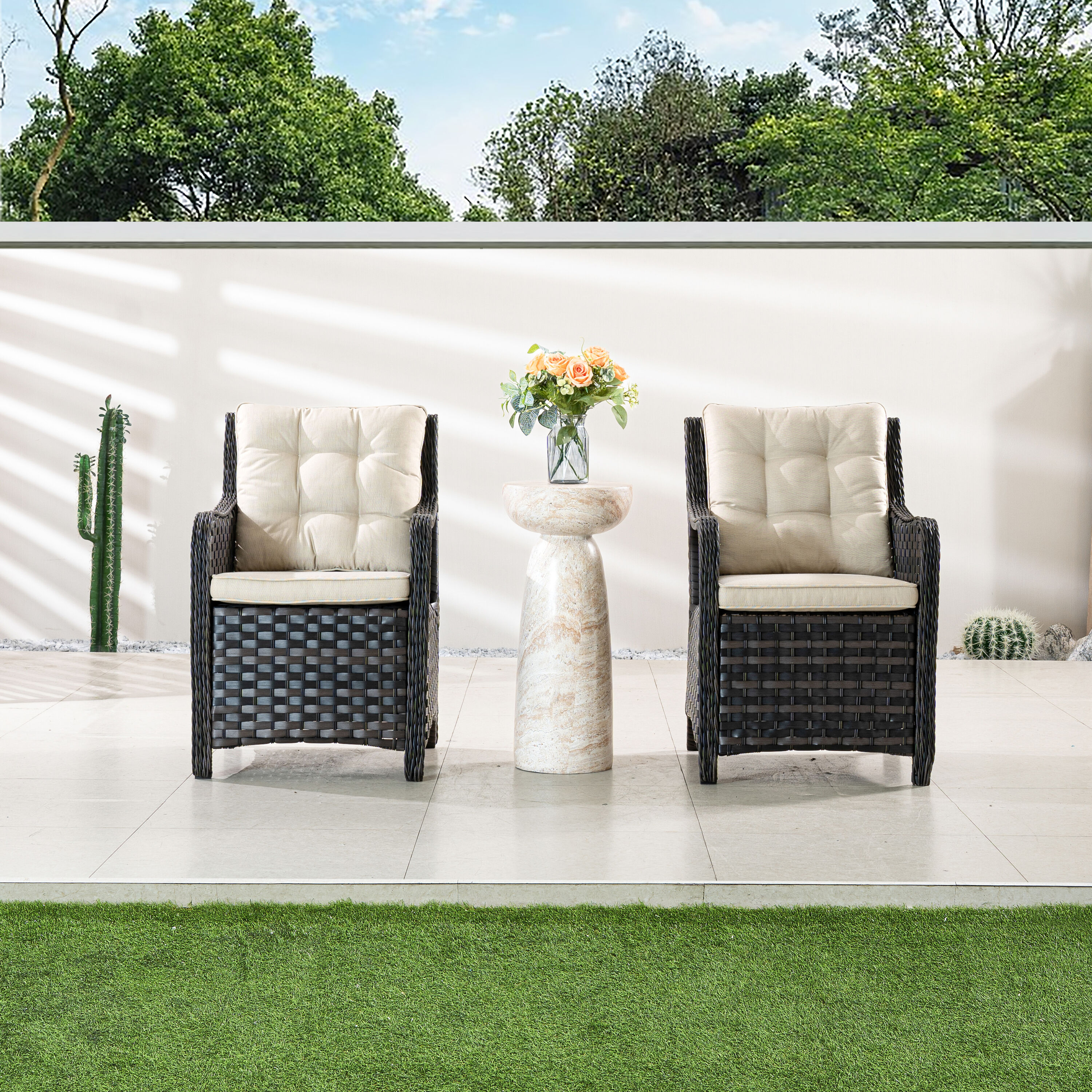 Direct Wicker DWC-230018ST013B Patio-Conversation-Sets - View #2