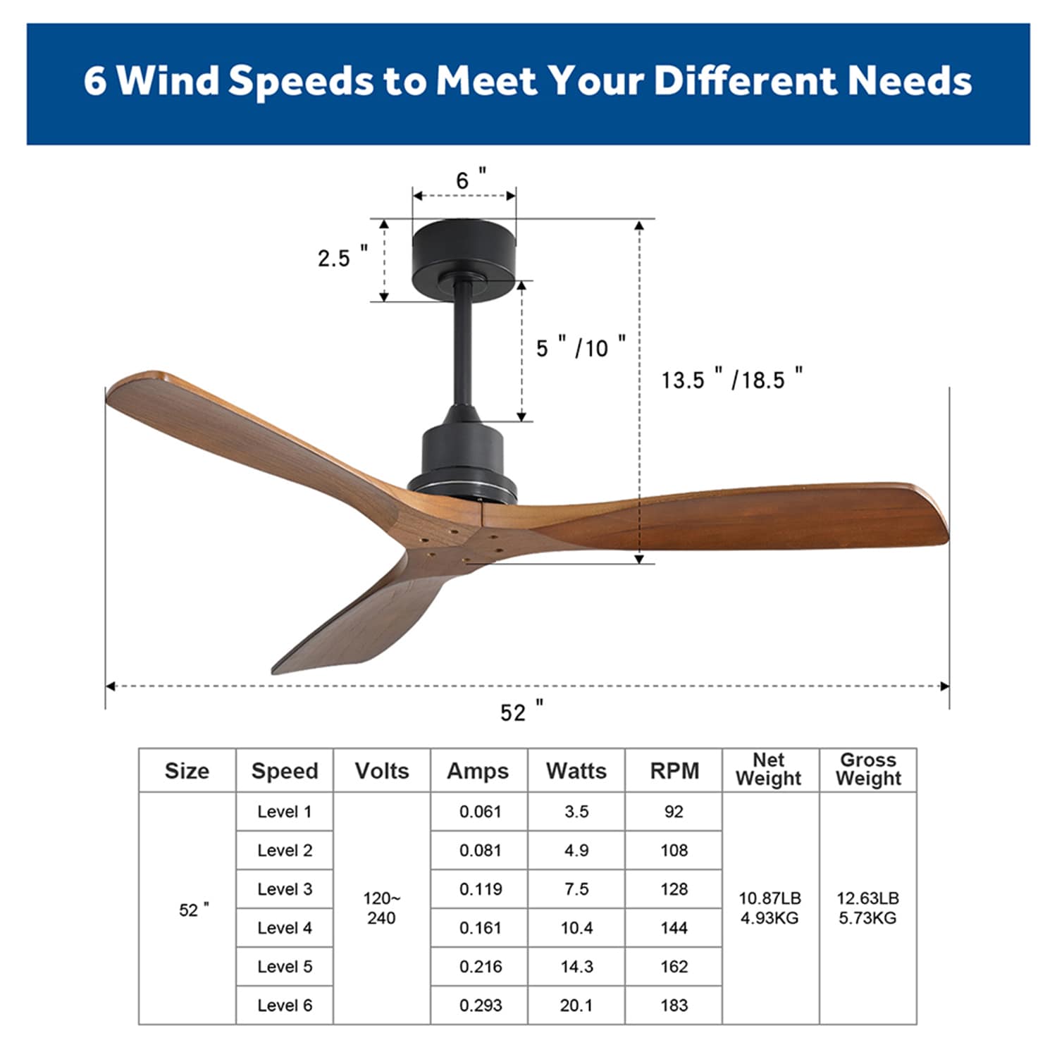 SINOFURN SYC640008BN Ceiling-Fans - View #6