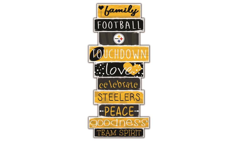 Pittsburgh Steelers 'In This House' 11x19 Wood Sign