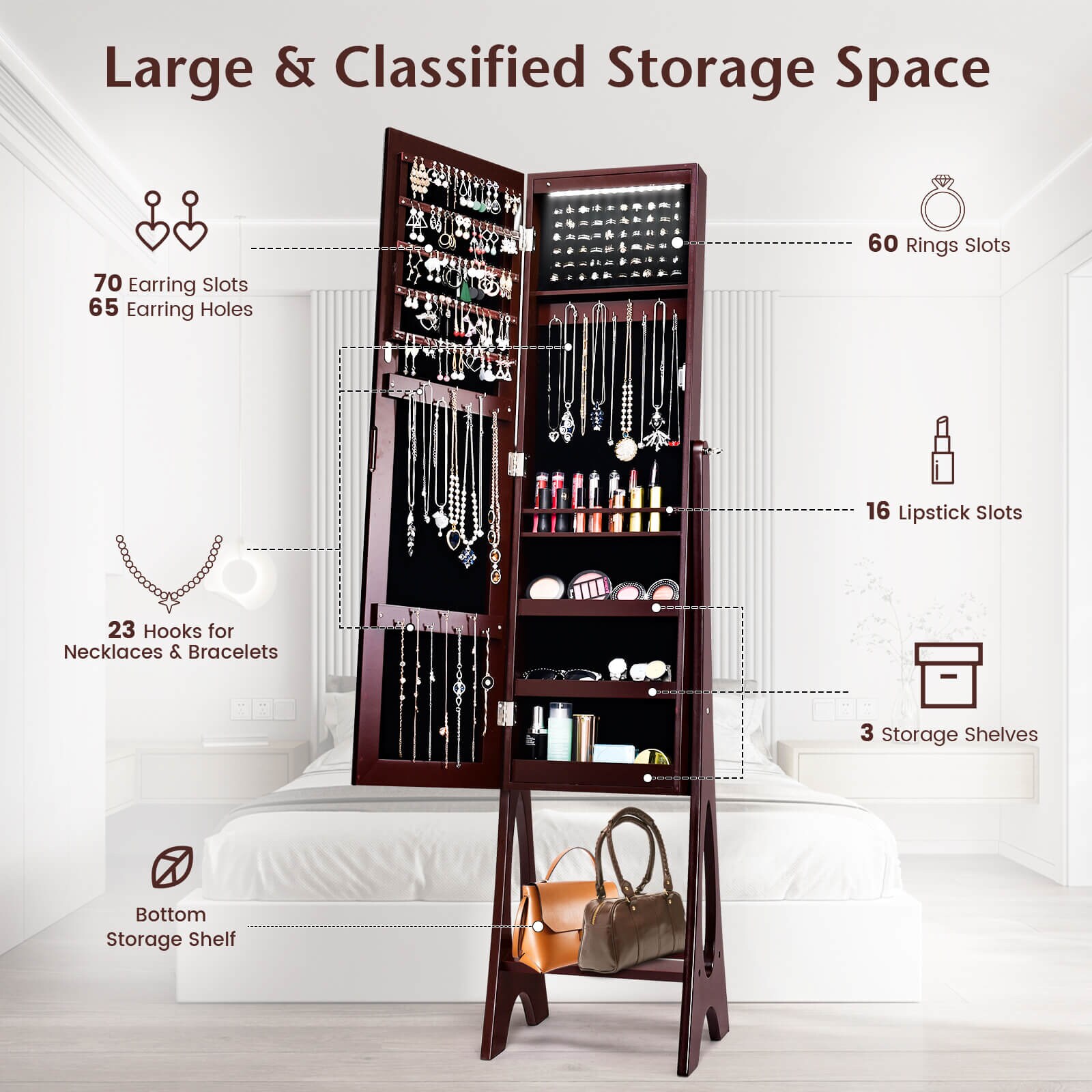 Slickblue D-CO-FC18001VJ Jewelry-Armoires - View #7