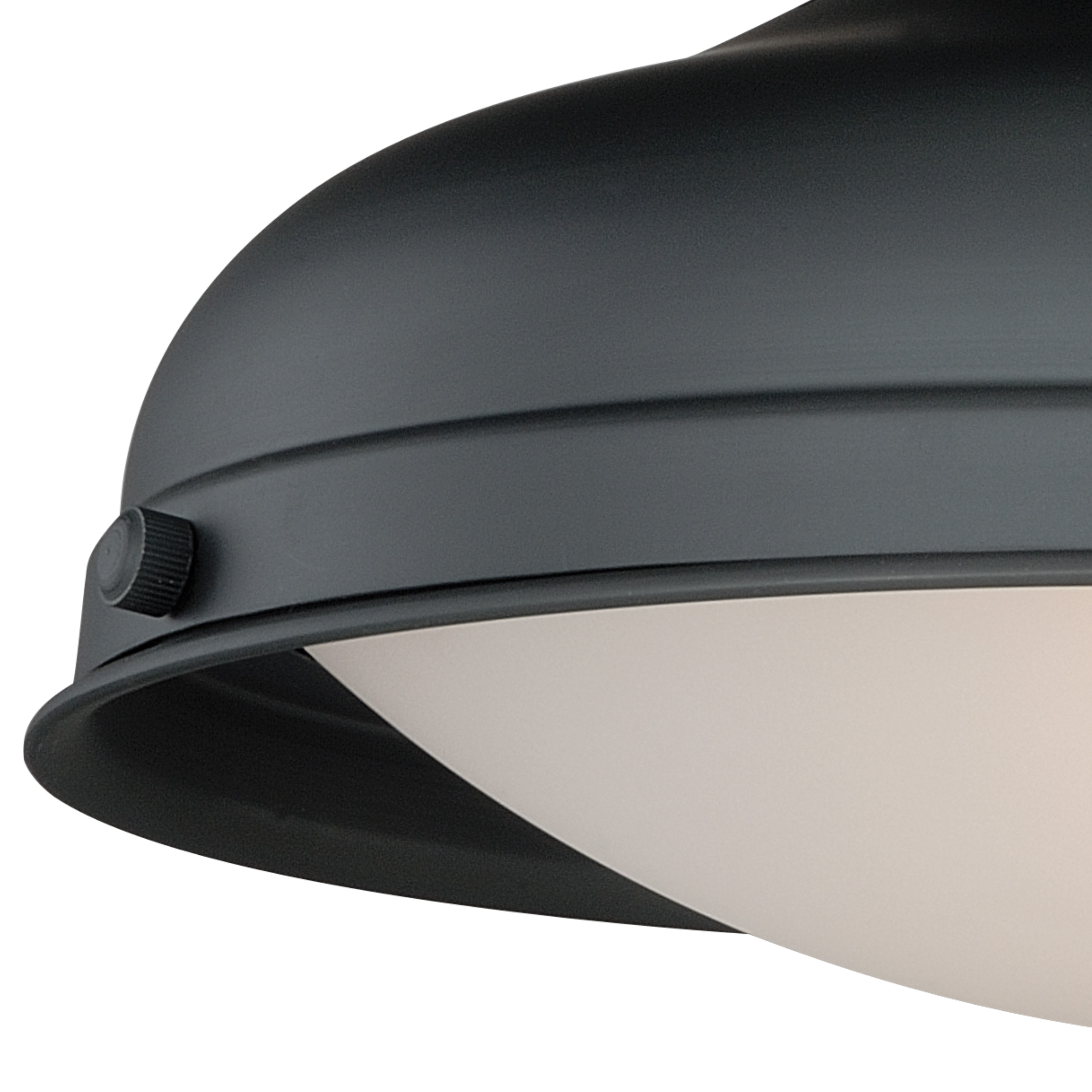 Keenan Oil Rubbed Bronze 12" Glass Bowl Ceiling Light