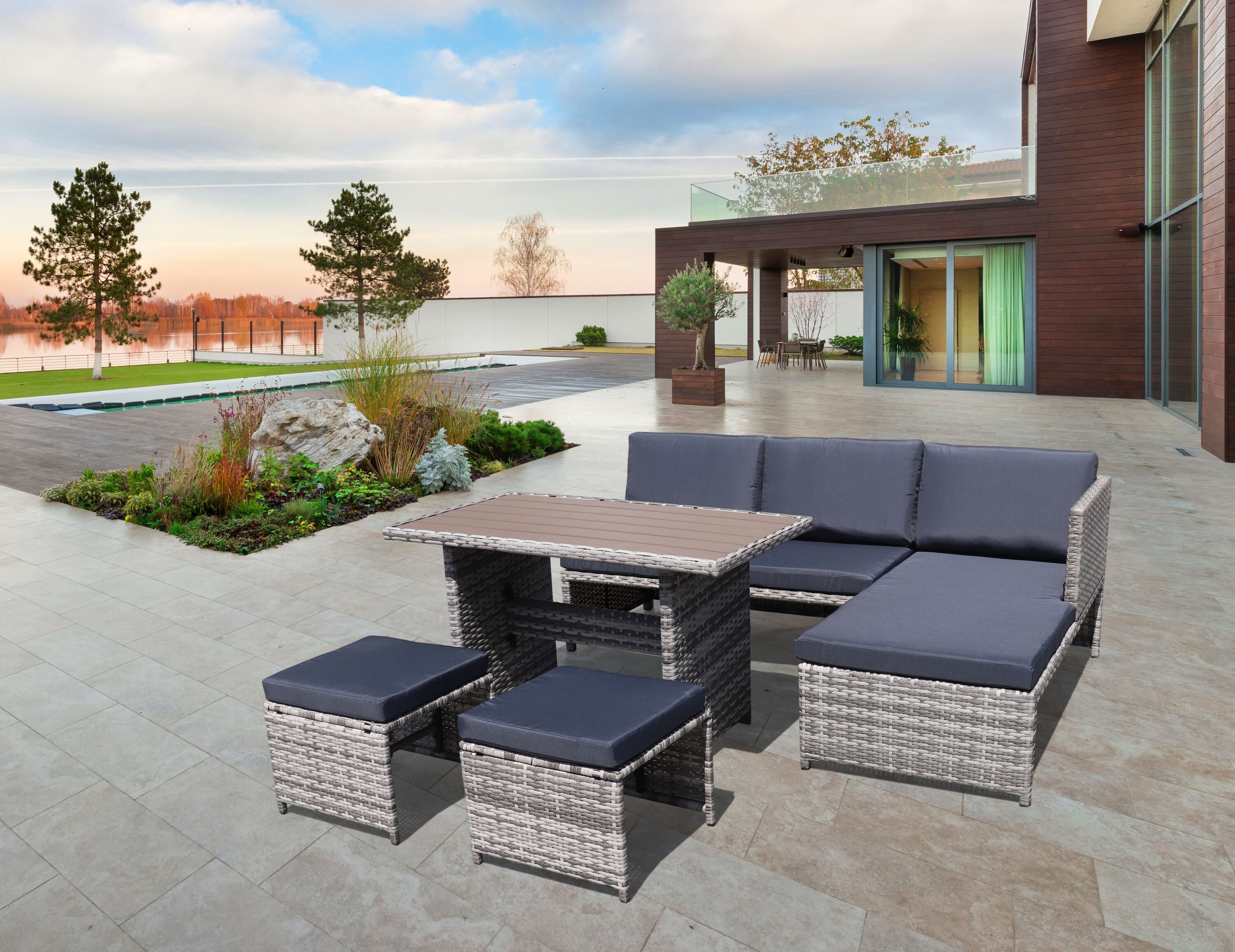 Flynama YC-V-DS-0009A Patio-Conversation-Sets - View #3