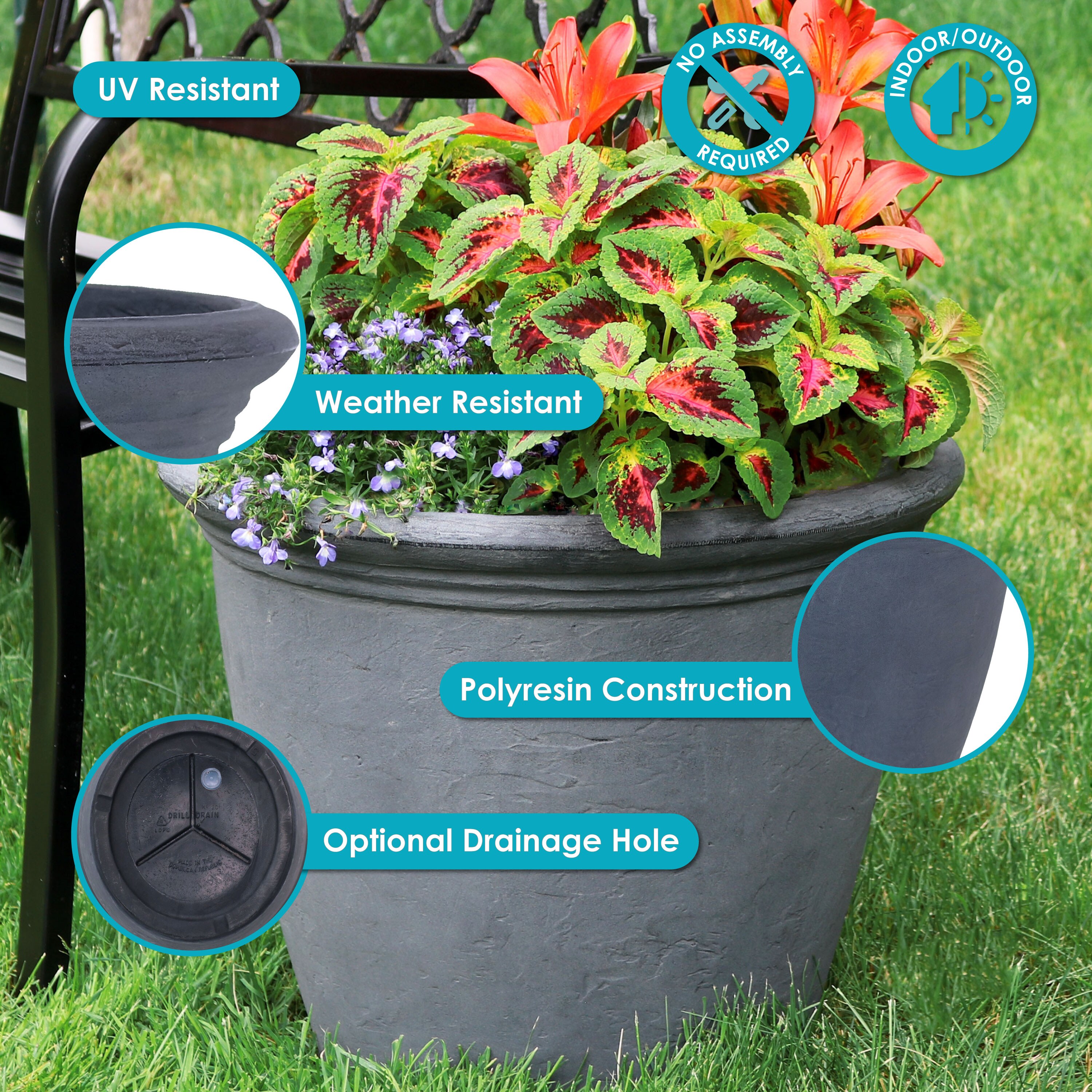 Sunnydaze Decor DG-837 Planter-Window-Box - View #6