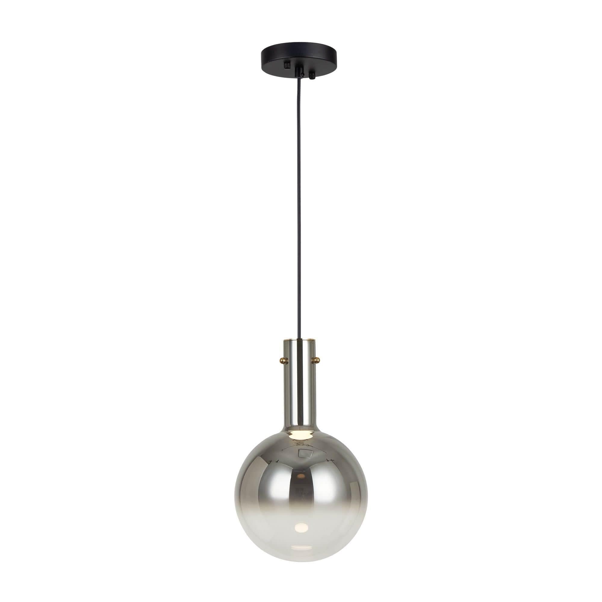 ARTCRAFT A-ARTCRFT-AC6830CH Alexis 1 - Light - Chrome / Glass Pendant