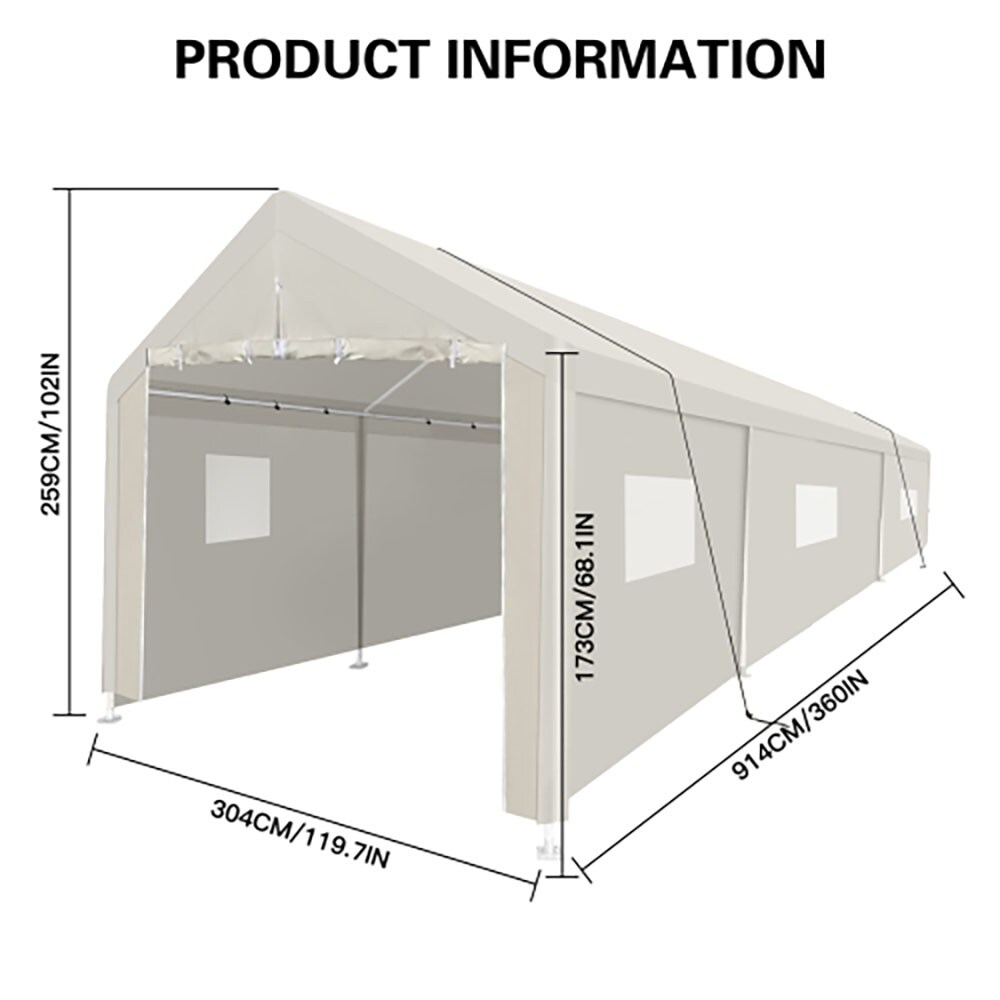 GZMR GM-SS-00089 Carport-Covers - View #8