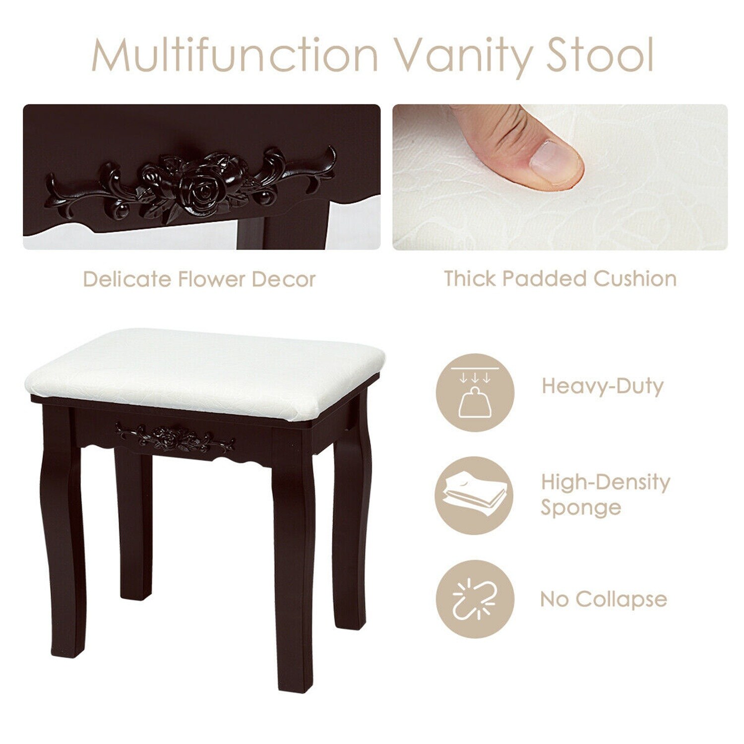 Costway CSHY001341 Bedroom-Vanities - View #7