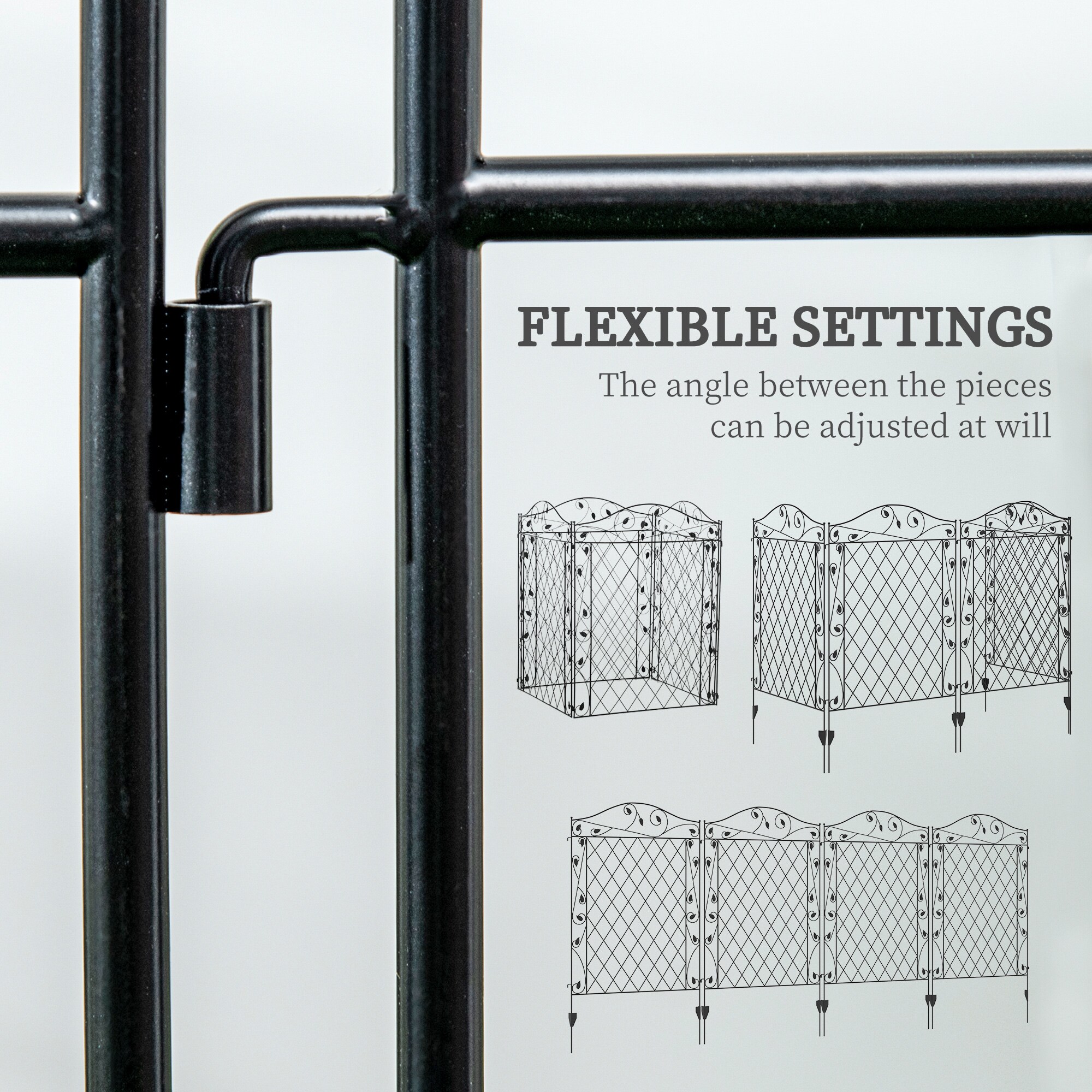 AHIOU HOME ZAAHG-P217553GF Garden-Utility-Fencing - View #5