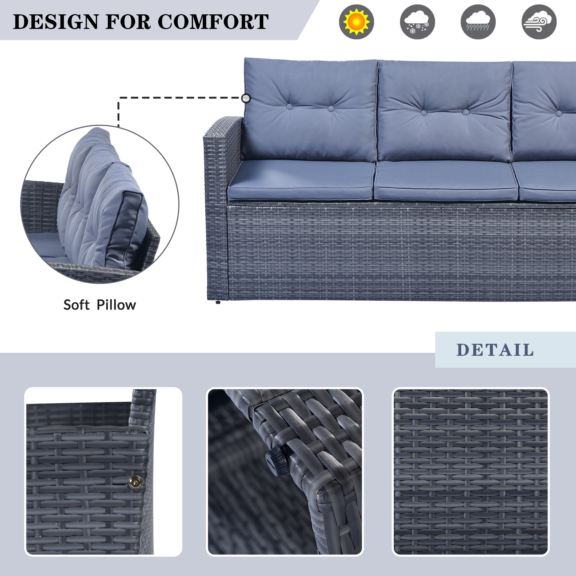 ModernLuxe L-FG201201AAE Patio-Conversation-Sets - View #4