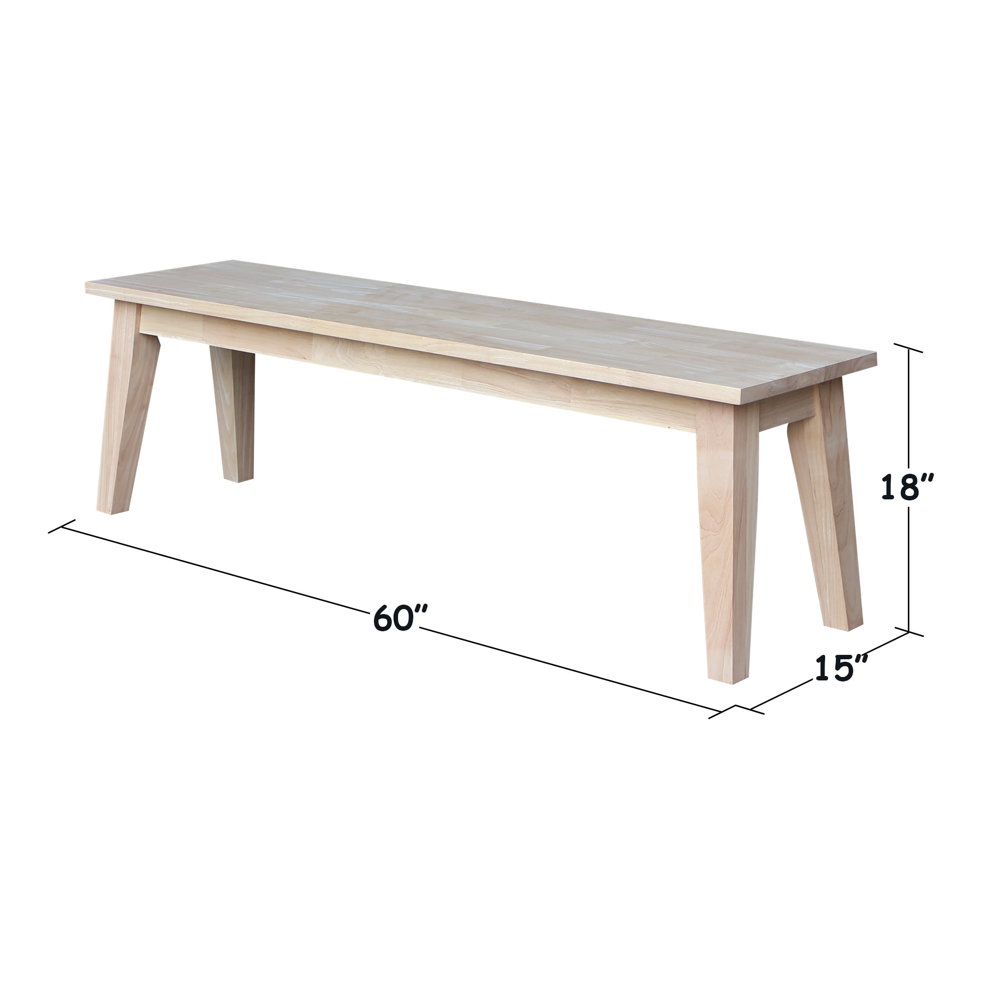 International Concepts BE-1560 Dining-Benches - View #5