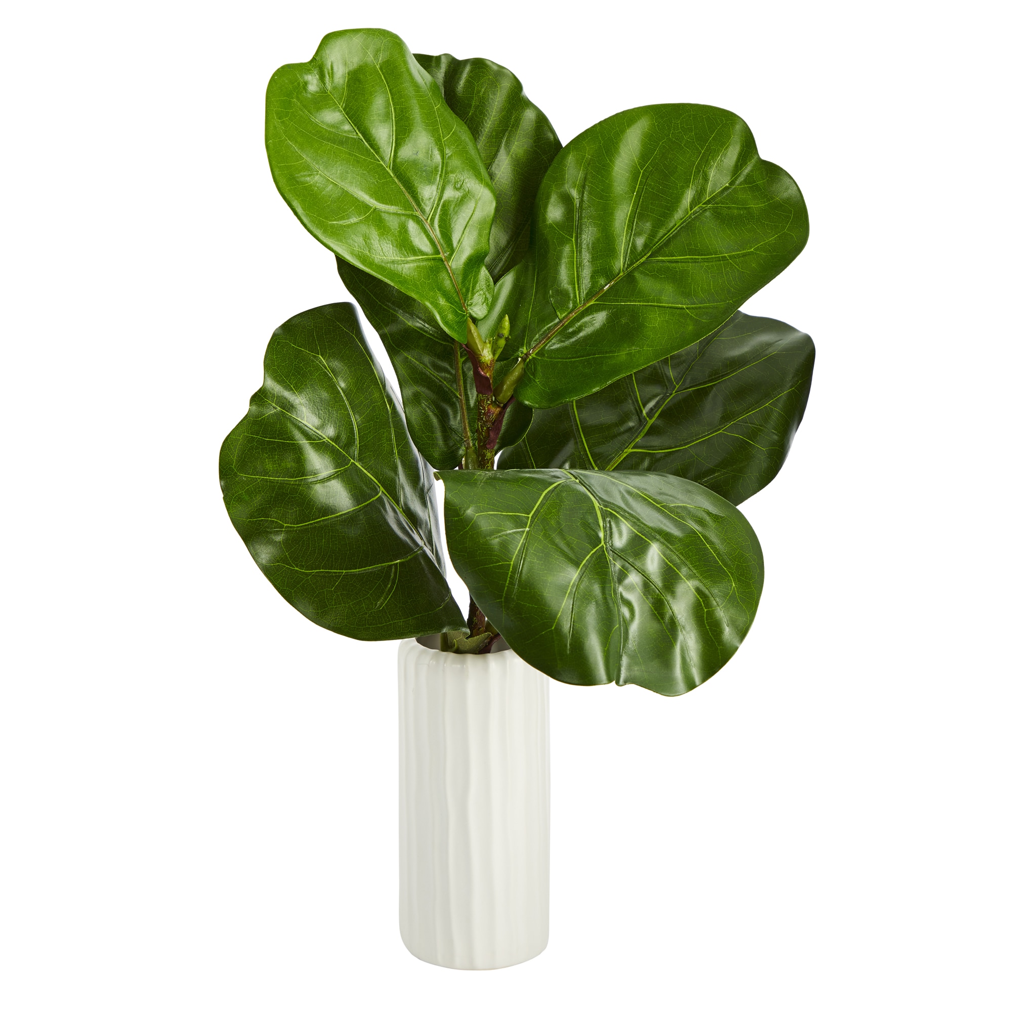 Nearly Natural 20-in Green Indoor Artificial Silk Artificial Plant in the Artificial  Plants & Flowers department at