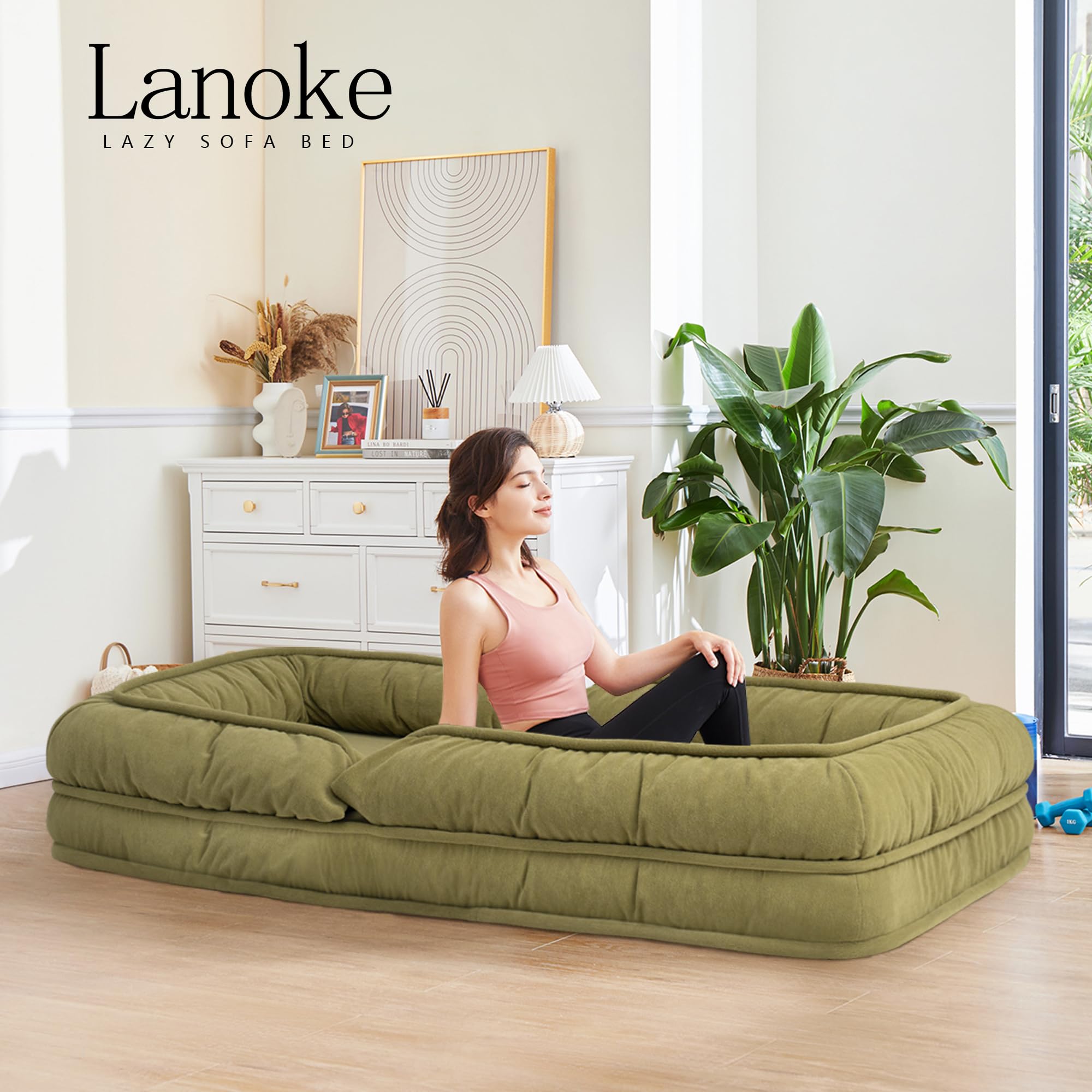 LTMATE LSCOZY-GREEN futons - View #2