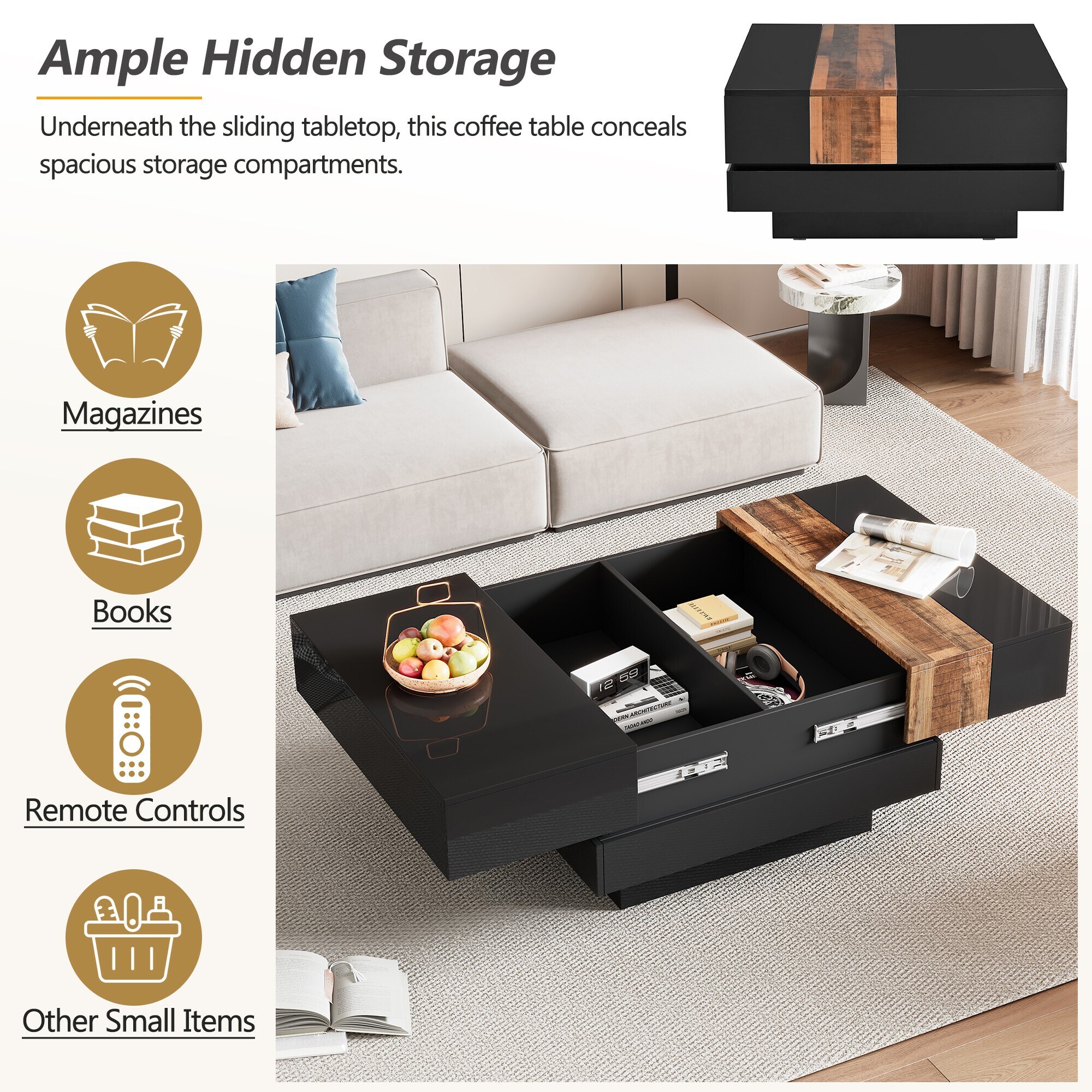 Miki Shinly MI-696B-99OT Coffee-Tables - View #5