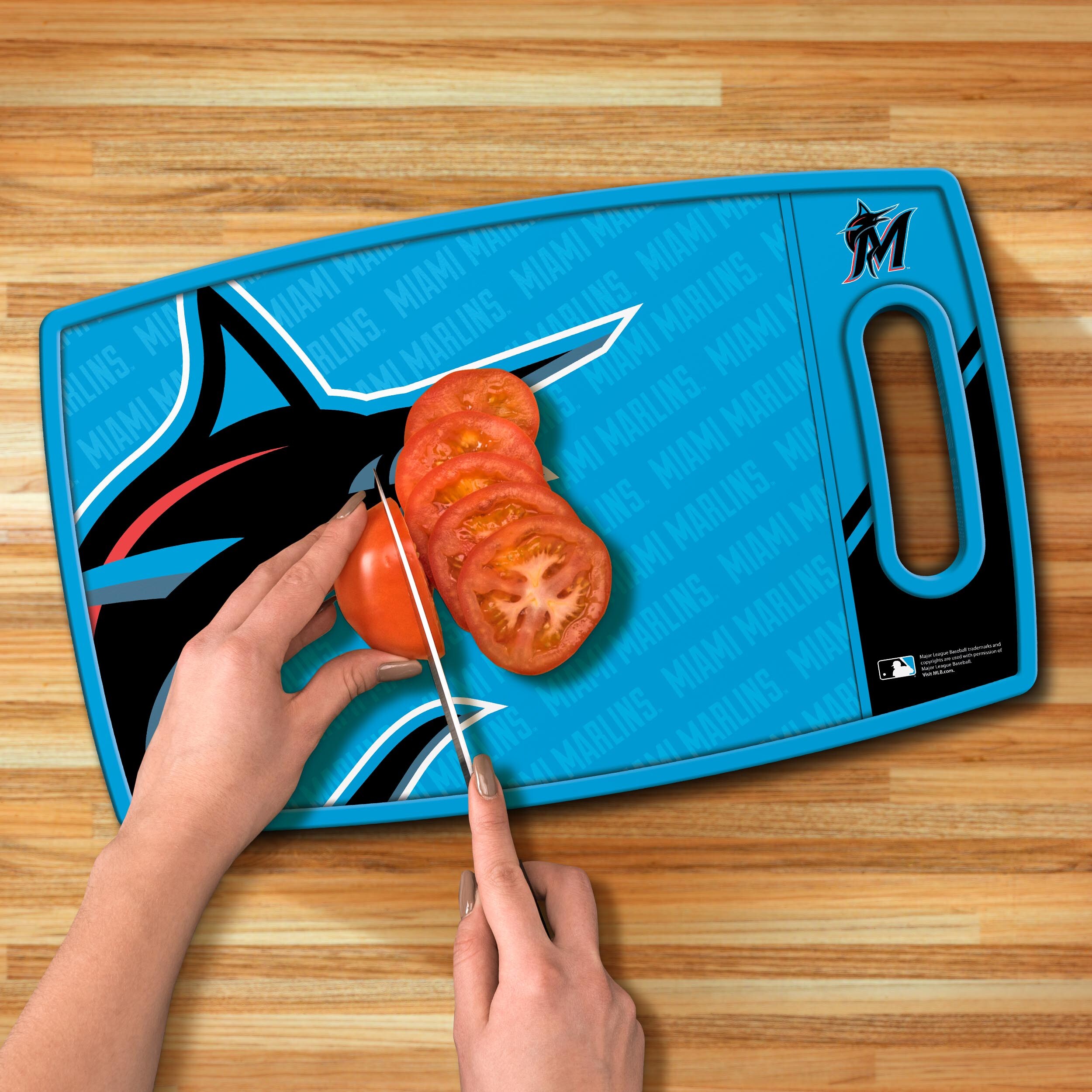 Miami Marlins Team Jersey Cutting Board