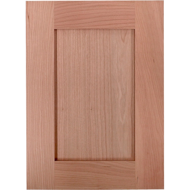 Surfaces 13-in W x 22-in H Cherry Unfinished Shaker Base Cabinet Door (Fits  15-in base box) in the Kitchen Cabinet Doors department at