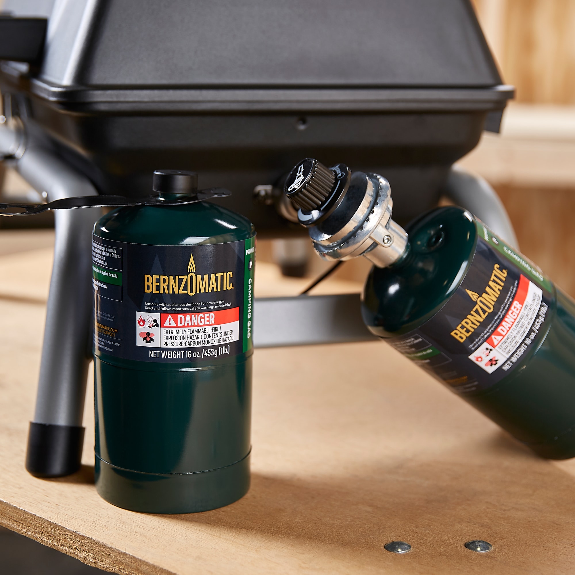 Bernzomatic All Purpose Propane 16oz, 2-Pack Pre-Filled Green Steel Propane  Tanks - Lightweight & Portable in the Propane Tanks & Accessories  department at