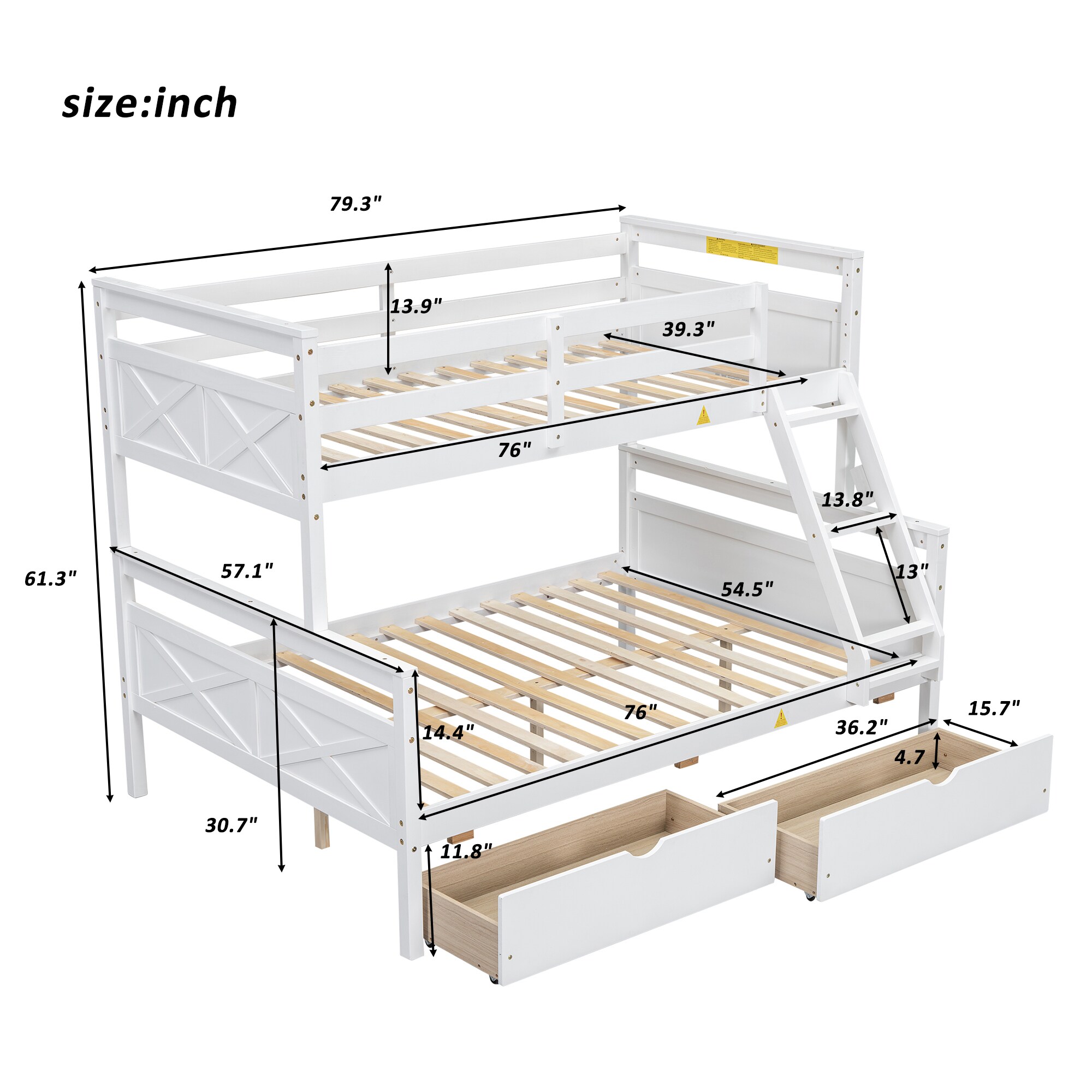 ModernLuxe SM000119AAK-1 Bunk-Beds - View #3