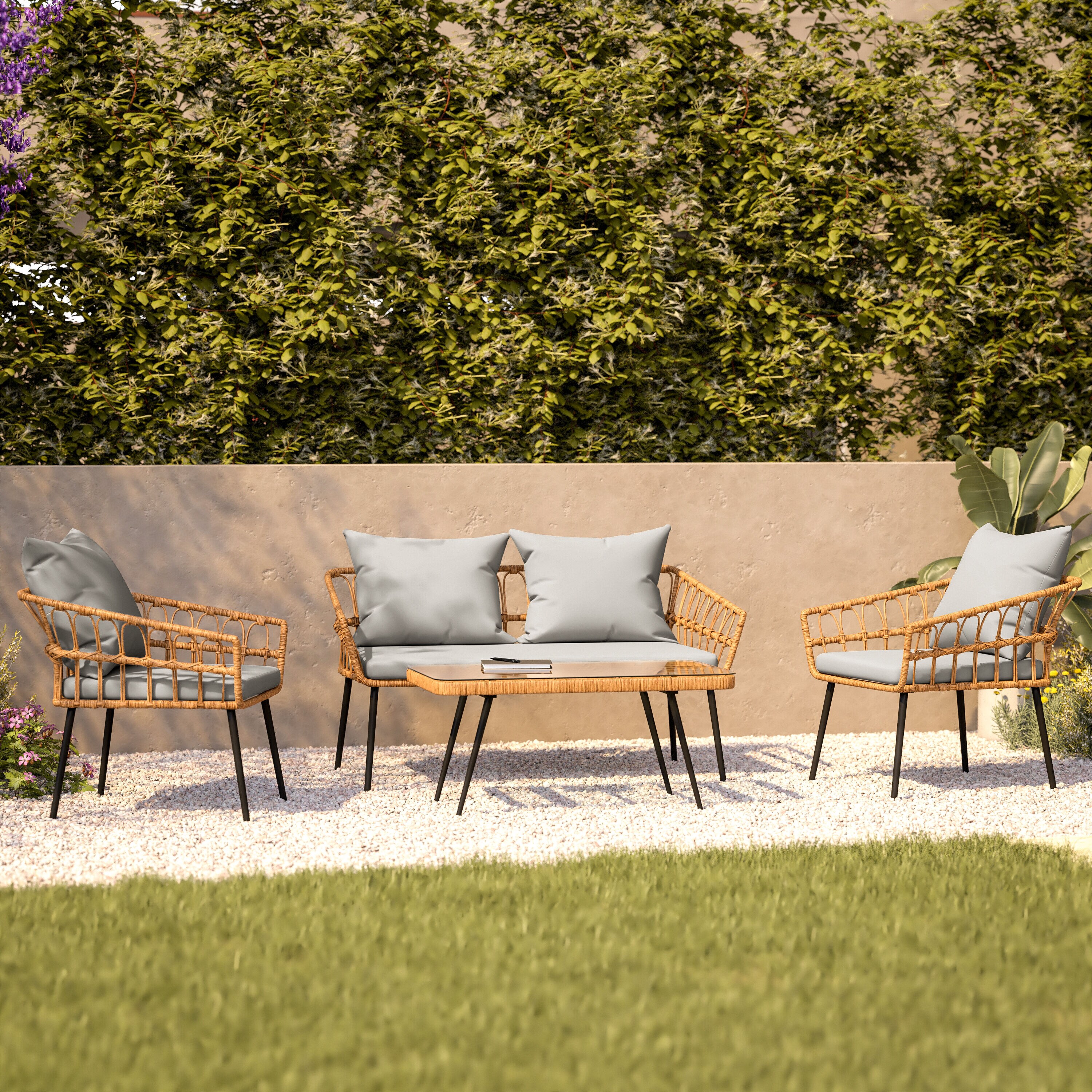 Flash Furniture 840196375106 Patio-Conversation-Sets - View #4