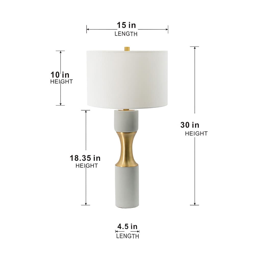 Coolbibila ZANE-LAMP-GOLD Table-Lamps - View #3