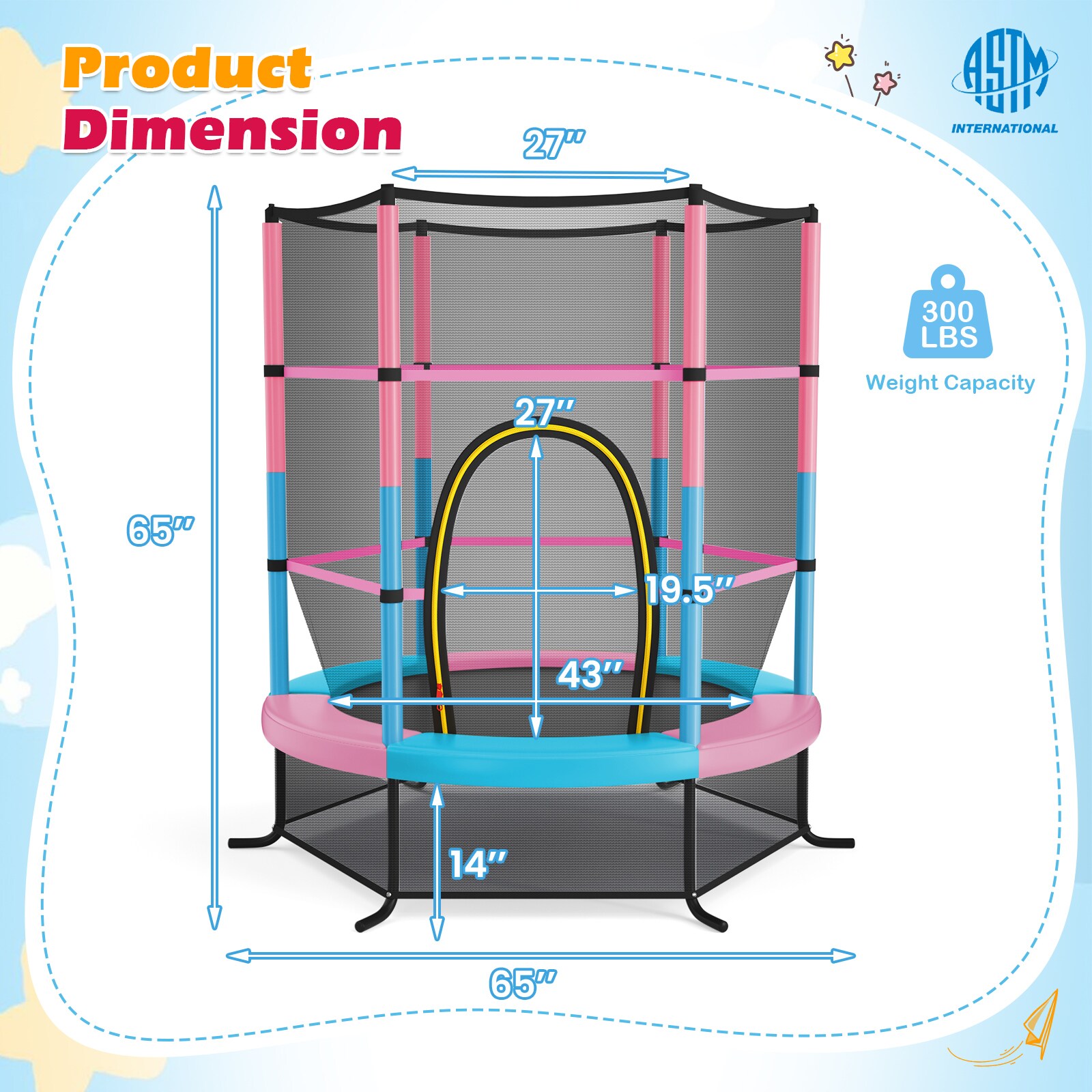 Slickblue D-CO-KM25001WT trampolines - View #4