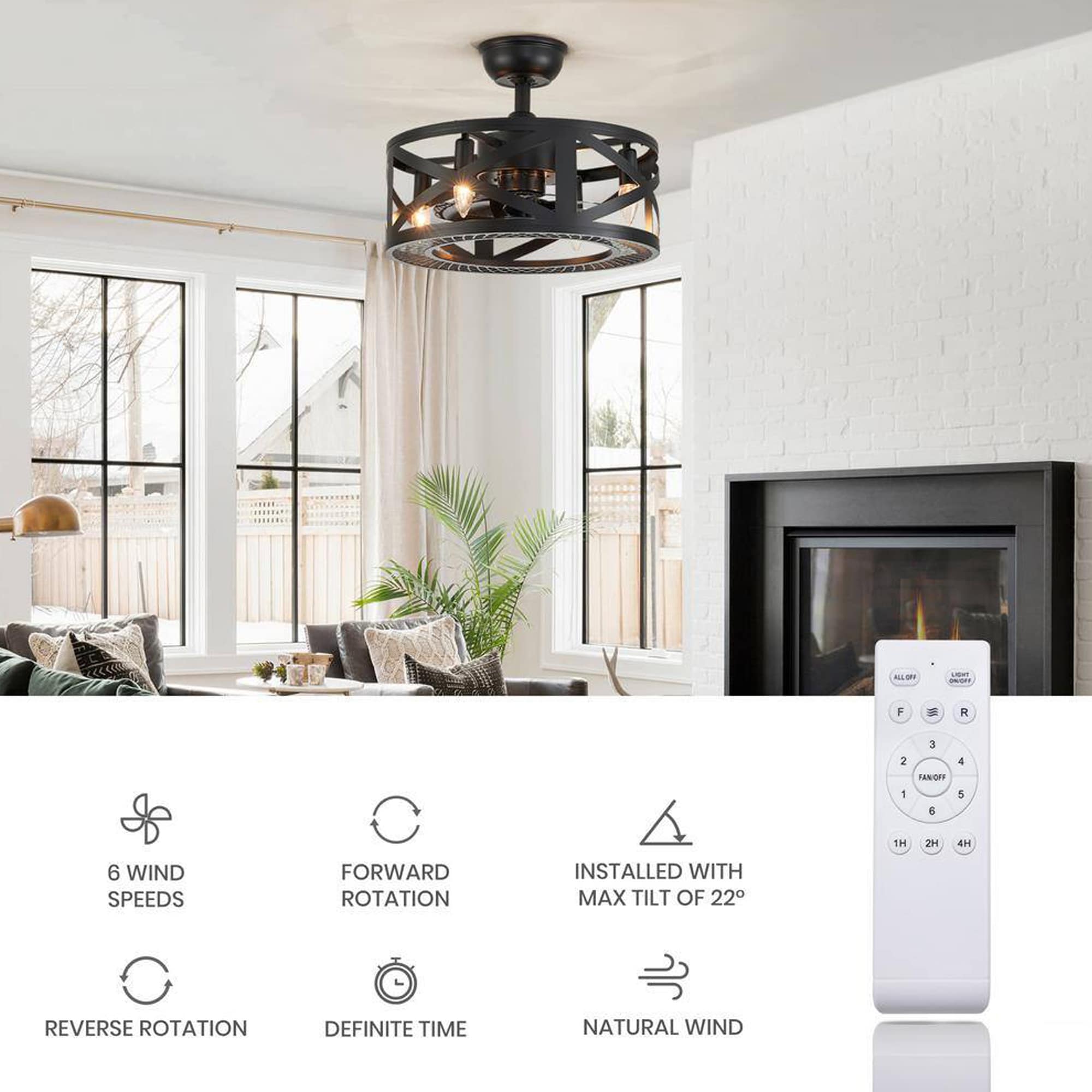 Antoine LSBD-33 Ceiling-Fans - View #4