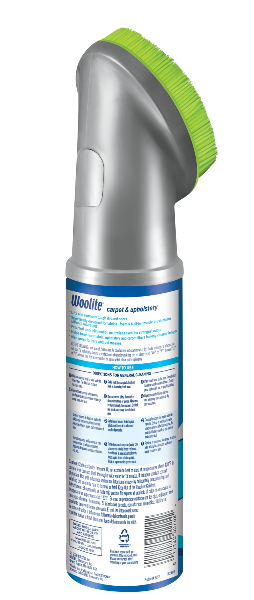 Woolite® Carpet & Upholstery Cleaner with Fabric Safe Brush, 12 fl oz -  Smith's Food and Drug