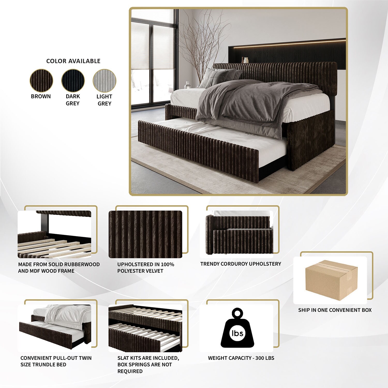 ChaletPosh C5119TT-BN-VV beds - View #8