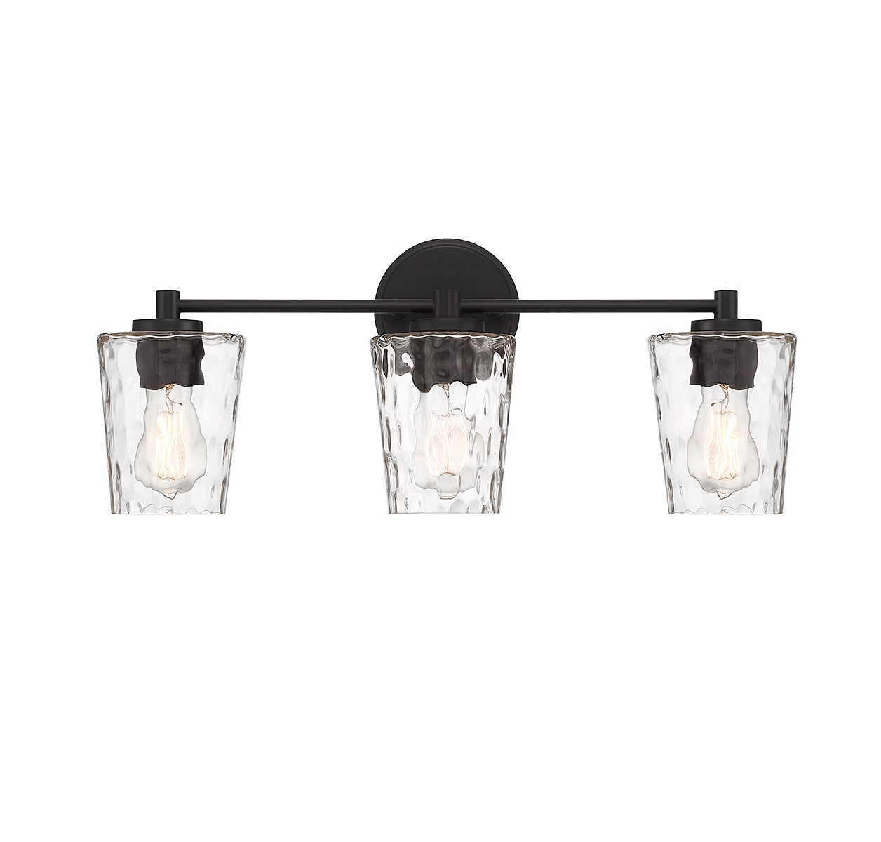 Savoy House Essentials 8-5606-3-BK Ballas 23.5-in 3 -Light Matte Black Coastal Vanity light