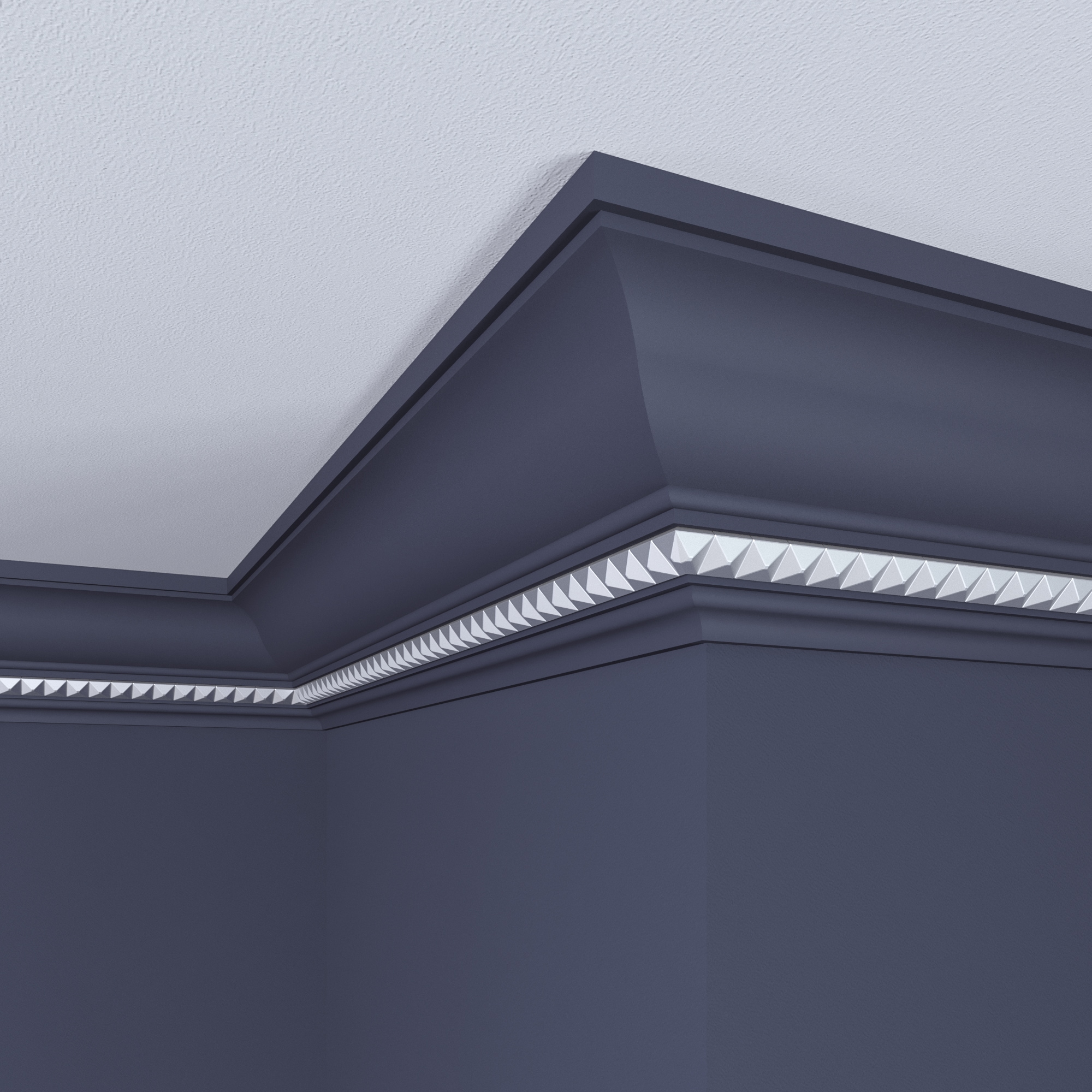 Ornamental Mouldings 1328-8PRIM03SLV Crown-Moulding - View #5